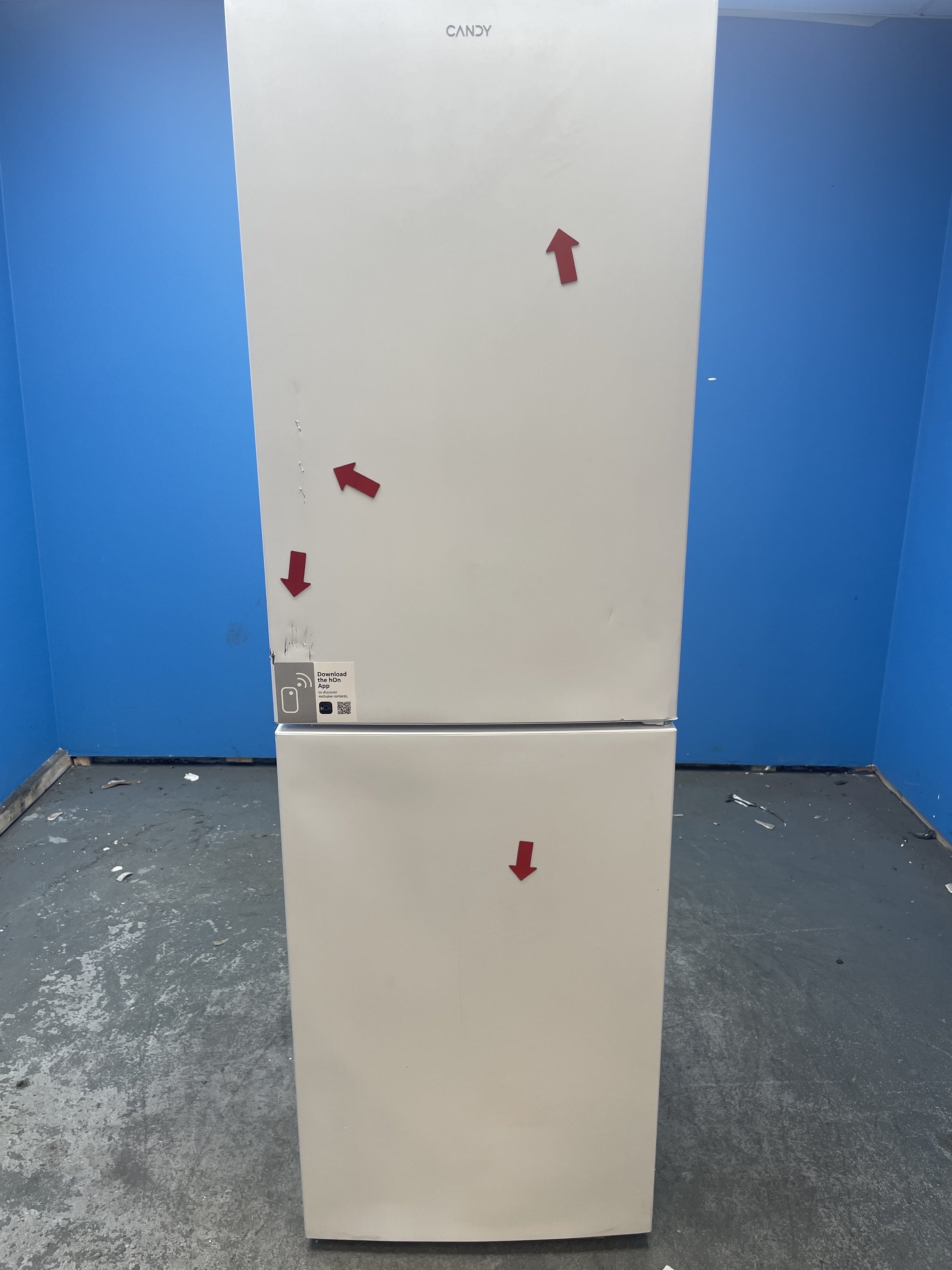 #GRC-159-079 - Candy CCT3L517EWK 252 Litre Combi Fridge Freezer