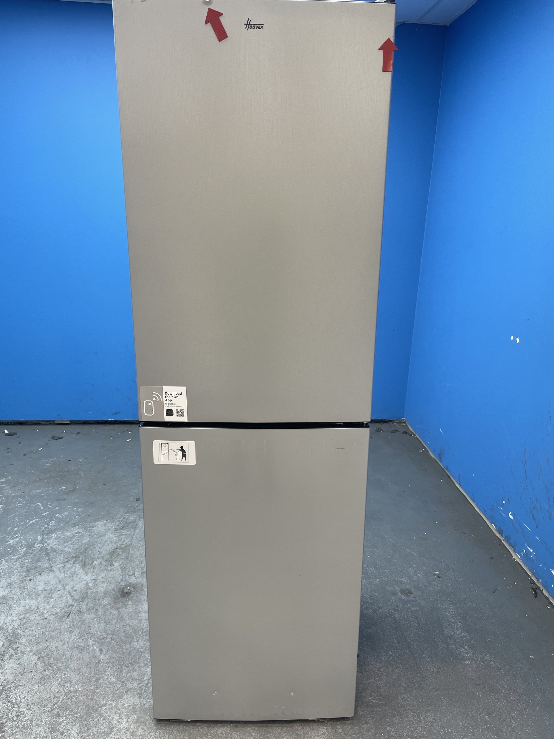 #GRC-157-910 - Hoover HOCT3L517ESK 252 Litre Combi Fridge Freezer