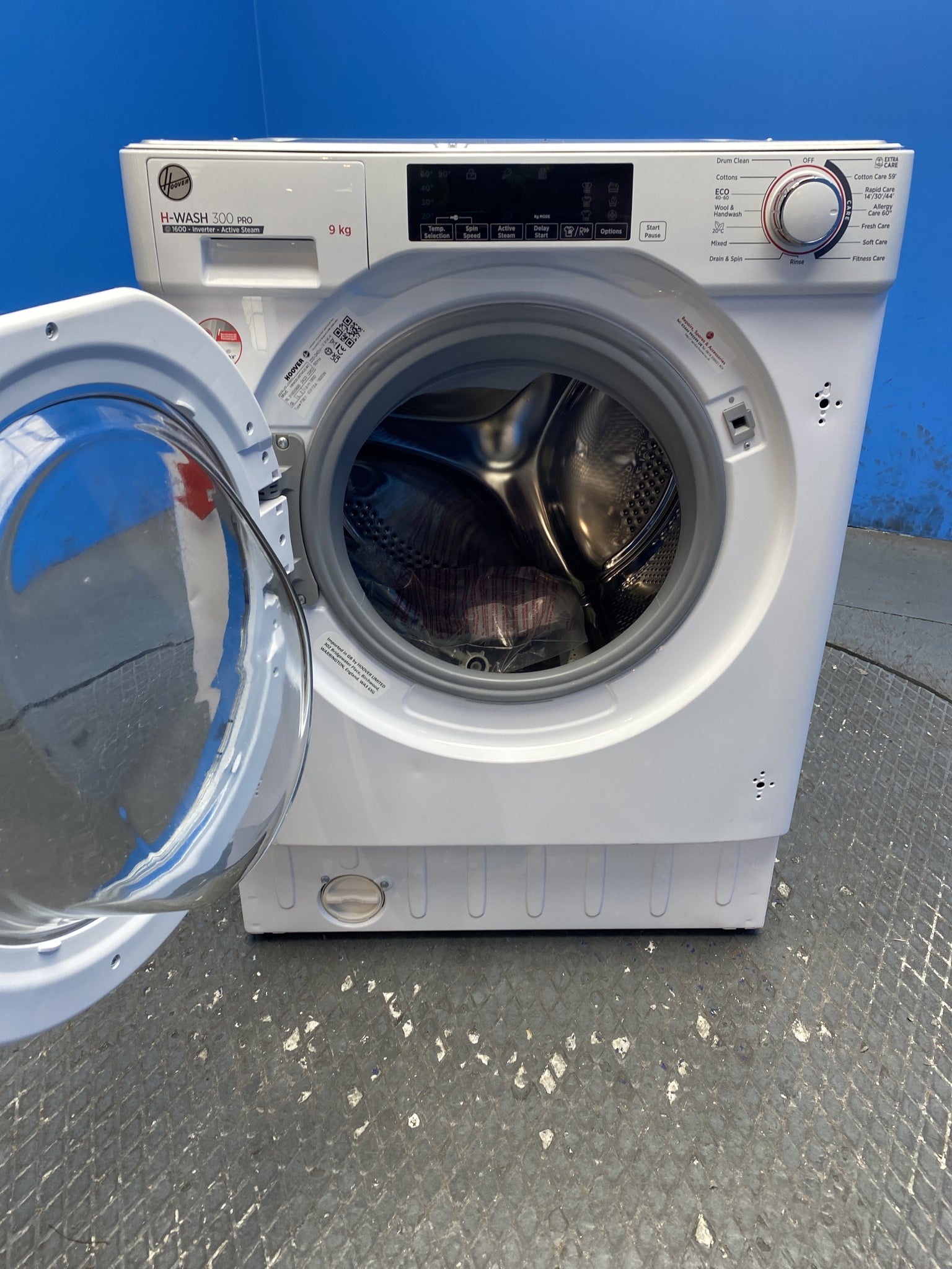 Hoover HBWOS69TMCE Built In 9kg 1600 Spin Washing Machine