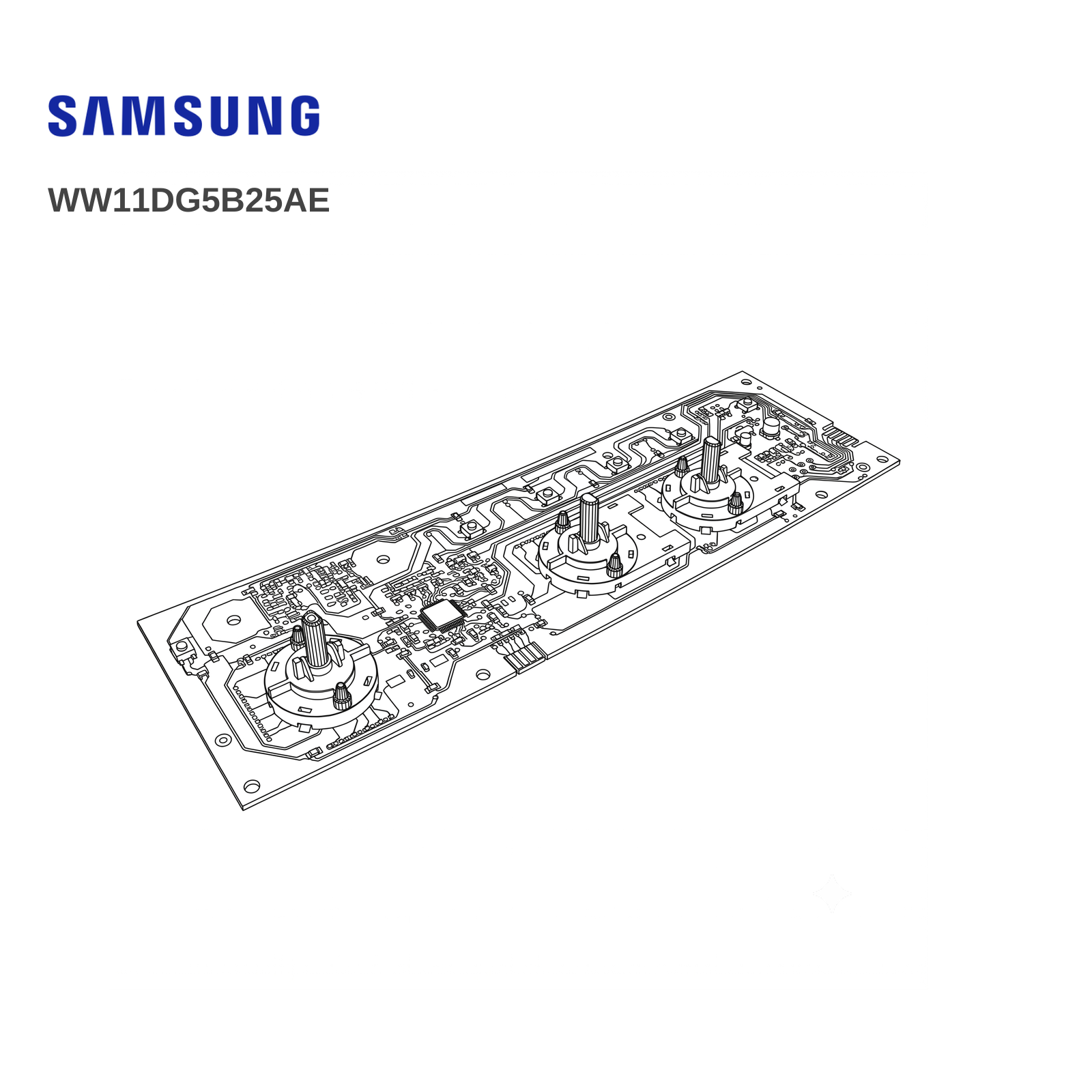 Samsung WW11DG5B25AE Washing Machine PCB - Renew 2 U