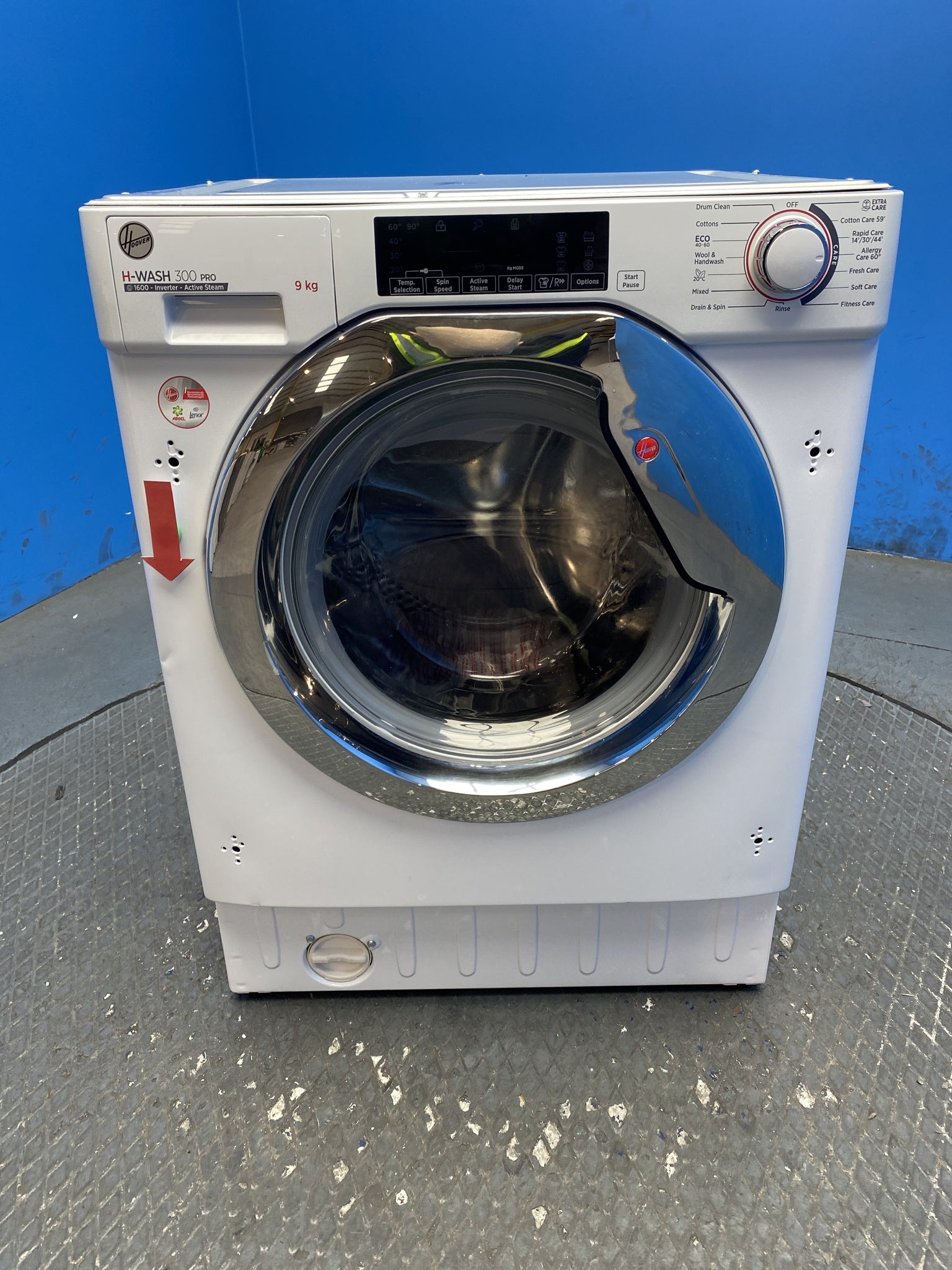 Hoover HBWOS69TMCE Built In 9kg 1600 Spin Washing Machine