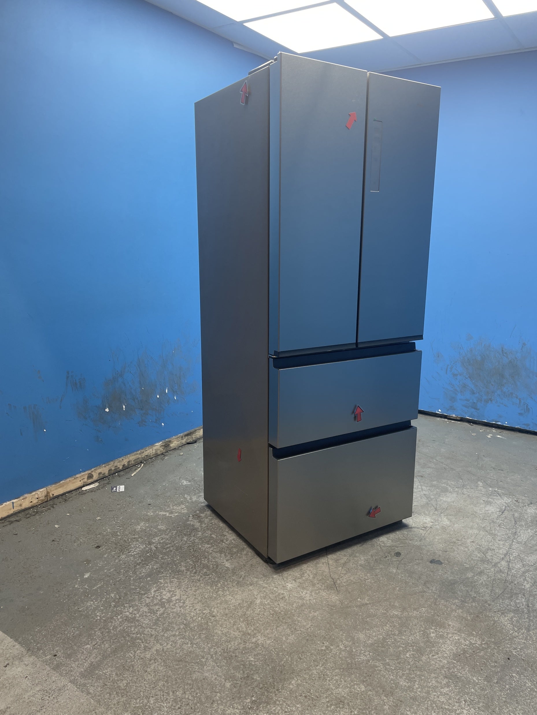 #GRC-159-616 - Hoover H-FRIDGE 700 HONFQ2T718EXK 402L French Door Fridge Freezer