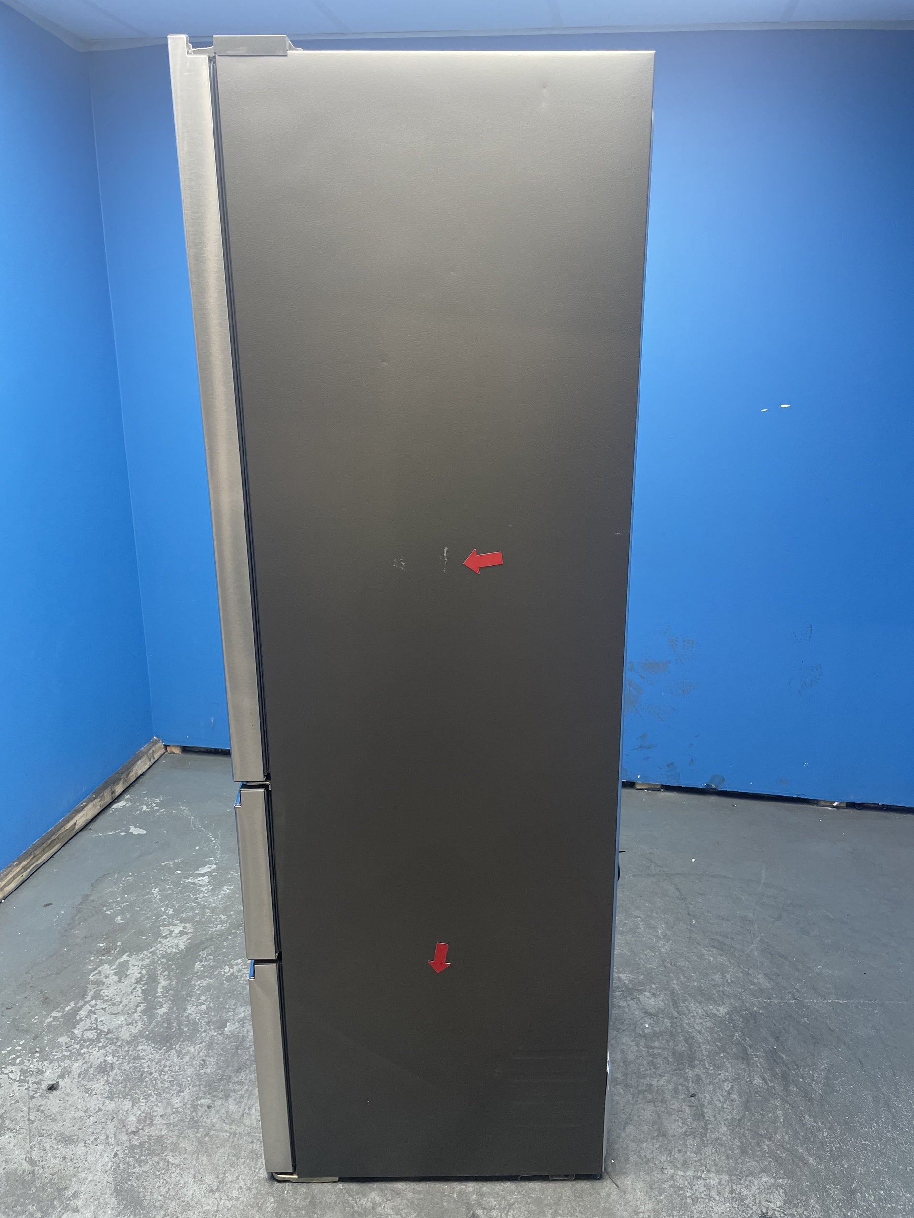 #GRC-163-454 - Haier 60cm Freestanding 70/30 Fridge Freezer – 345L, MyZone, Non-Plumbed Water Dispenser