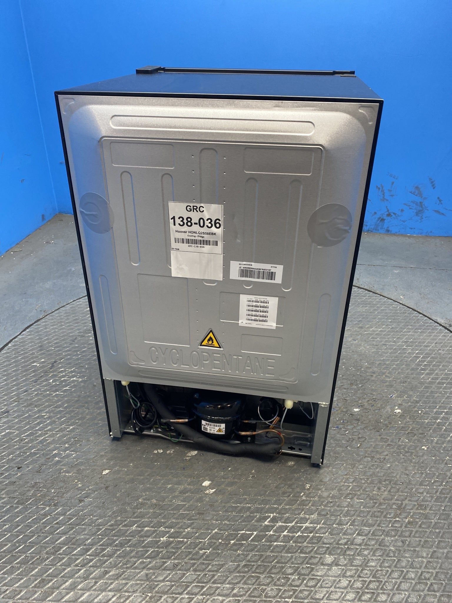 Hoover HONLQ2S58EBK H-FRIDGE 300 Mini Undercounter Fridge