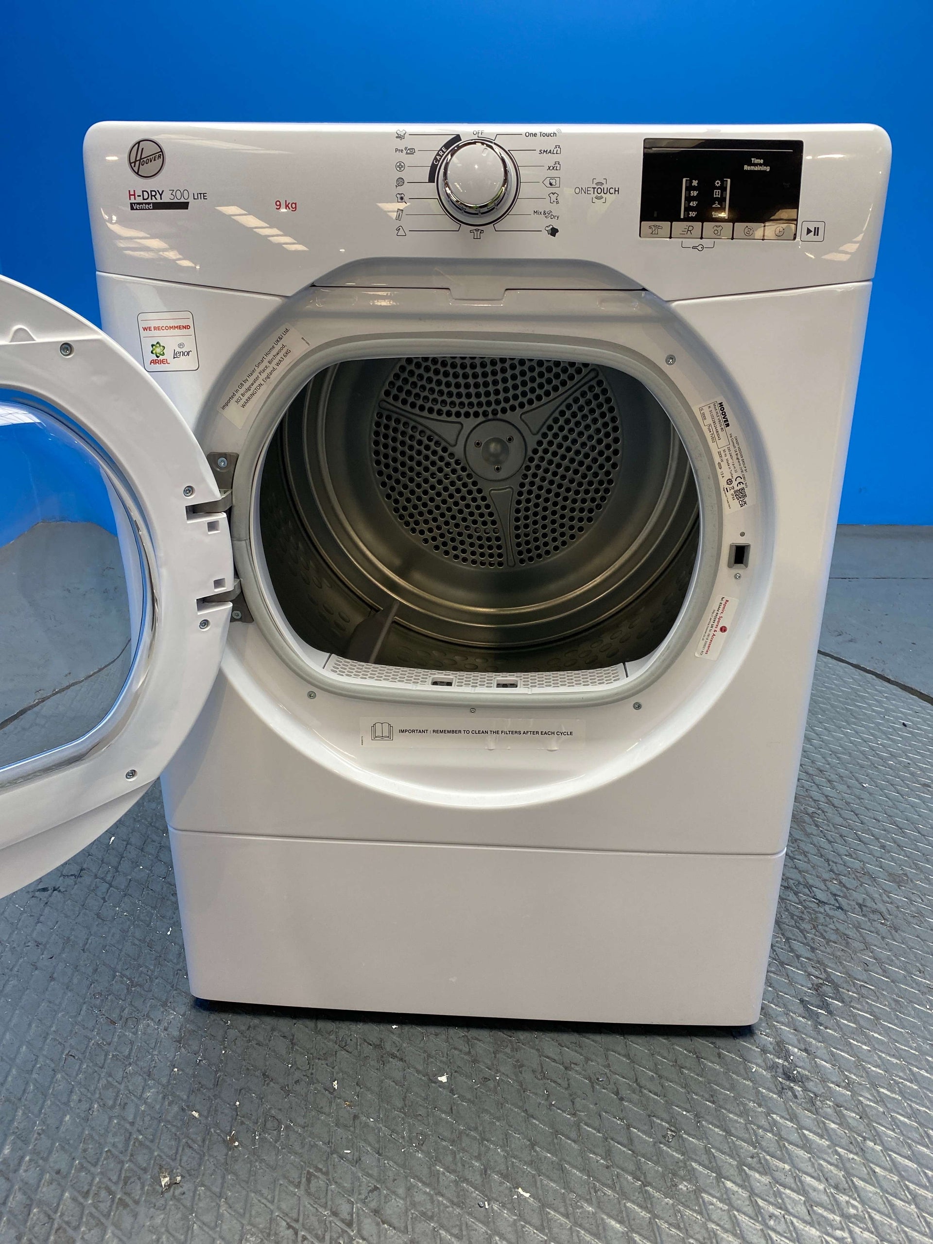 Hoover HLEV9DG 9kg Vented Tumble Dryer