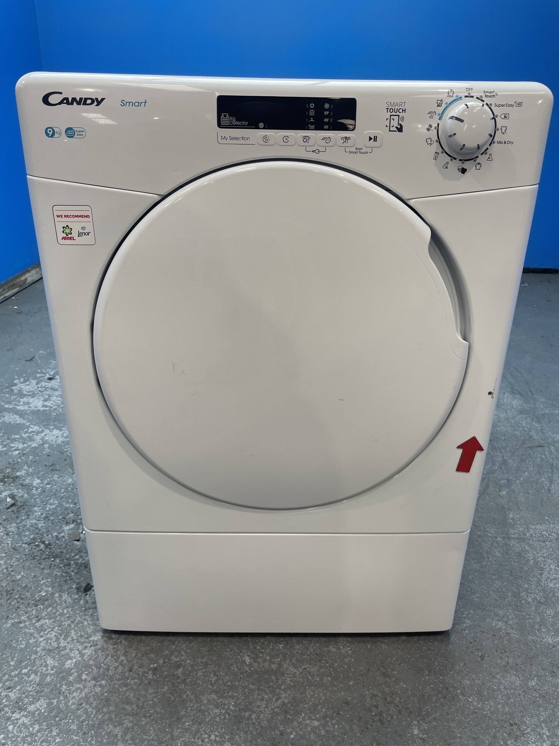 #GRC-152-192 - Candy CSE V9DF-80 9kg Vented Smart Tumble Dryer