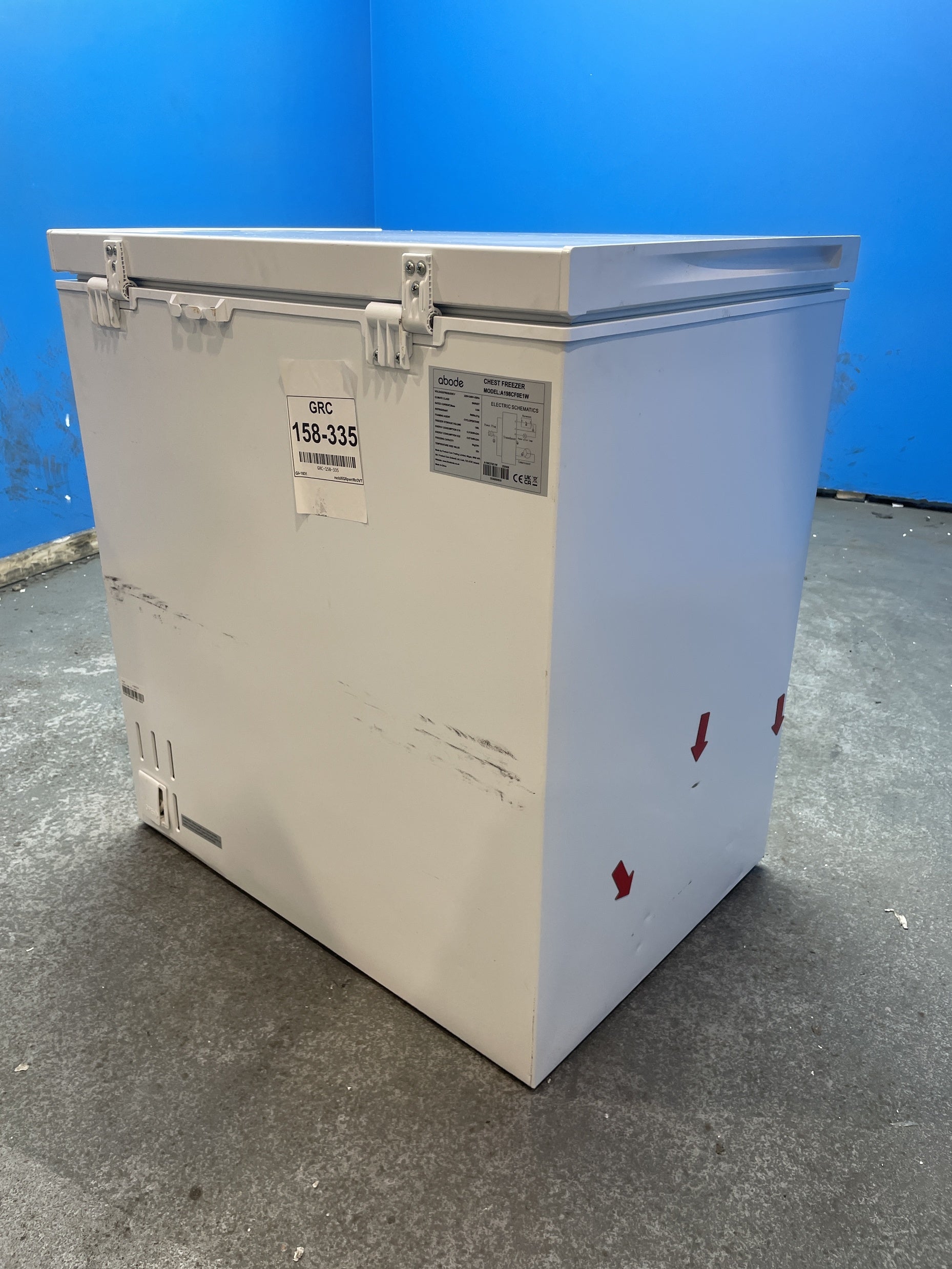 #GRC-158-335 - Abode A198CF0E1W 198L White Chest Freezer