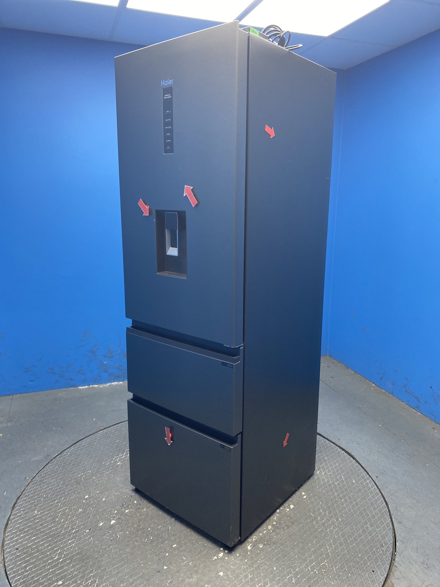 Haier HTW5618EWMP 357L Series 5 60cm 3D No Frost Fridge Freezer