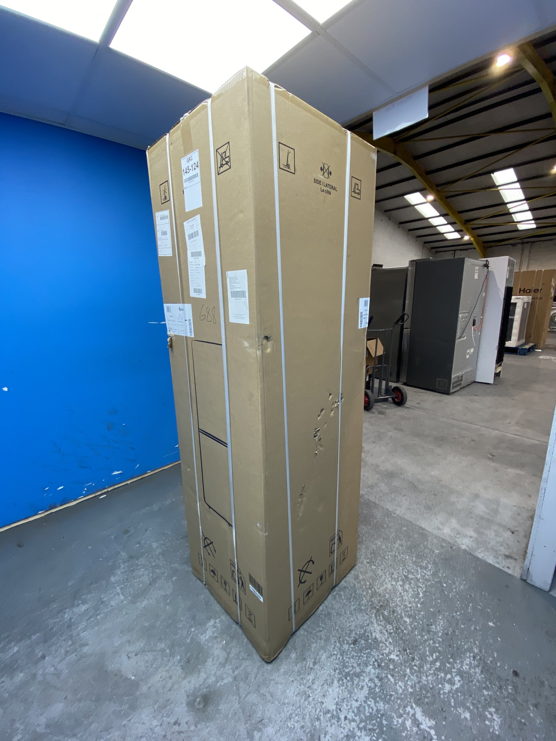 #GRC-145-124 - Hoover HOCH1T518EXK 254 Litre Combi Fridge Freezer