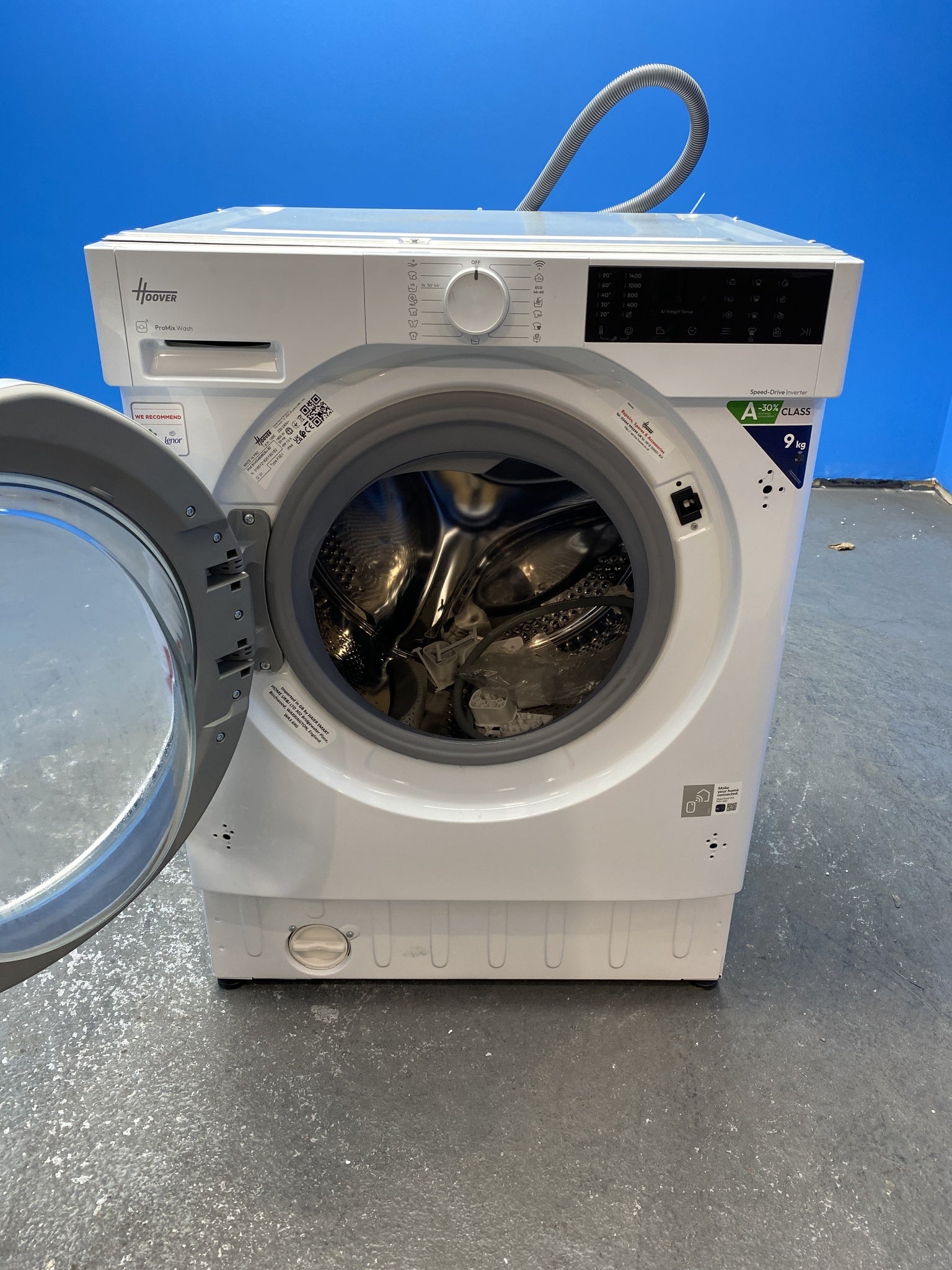 Hoover H-WASH 400 BH4S49M6D9J-80 9kg 1400rpm Integrated Washing Machine