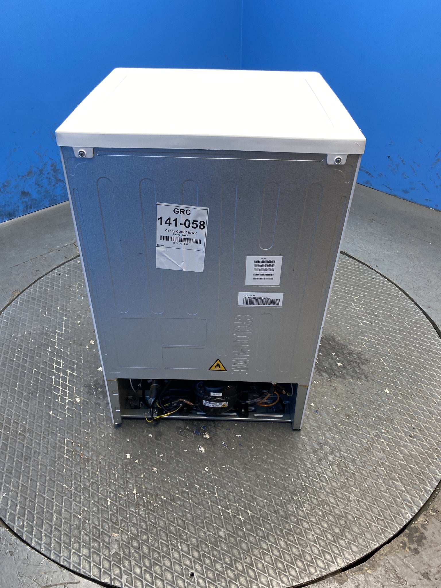 Candy CUQS58EWK 85 Litre Undercounter Freezer