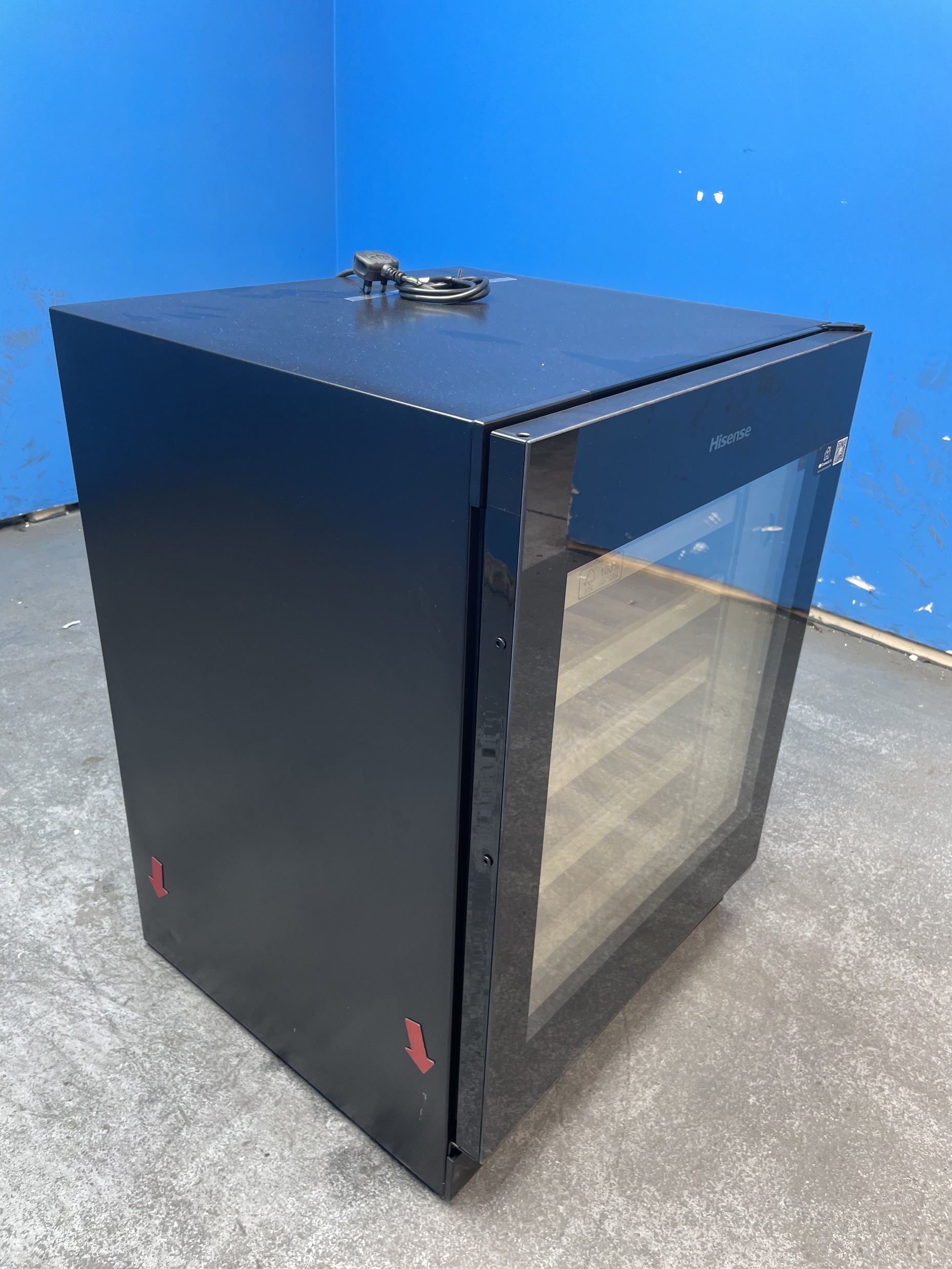 #GRC-158-098 - Hisense RW3N132GSLF Built-In 46 Bottles Wine Cooler