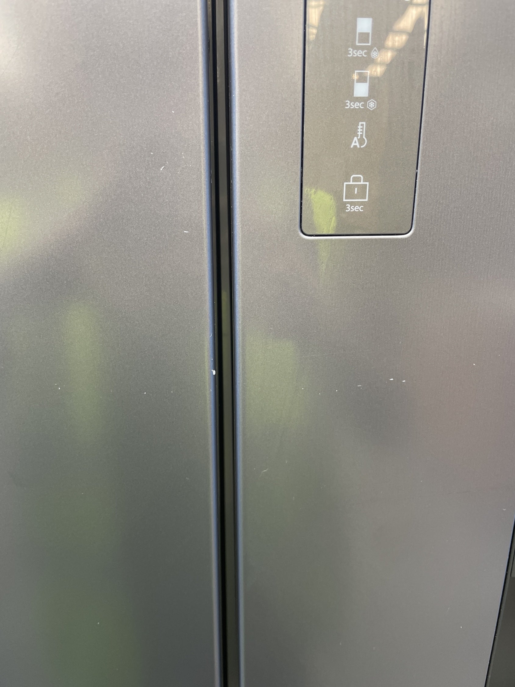 #GRC-158-486 - Hoover H-FRIDGE 700 HHCR3818EWPL 463 Litre American Style Fridge Freezer
