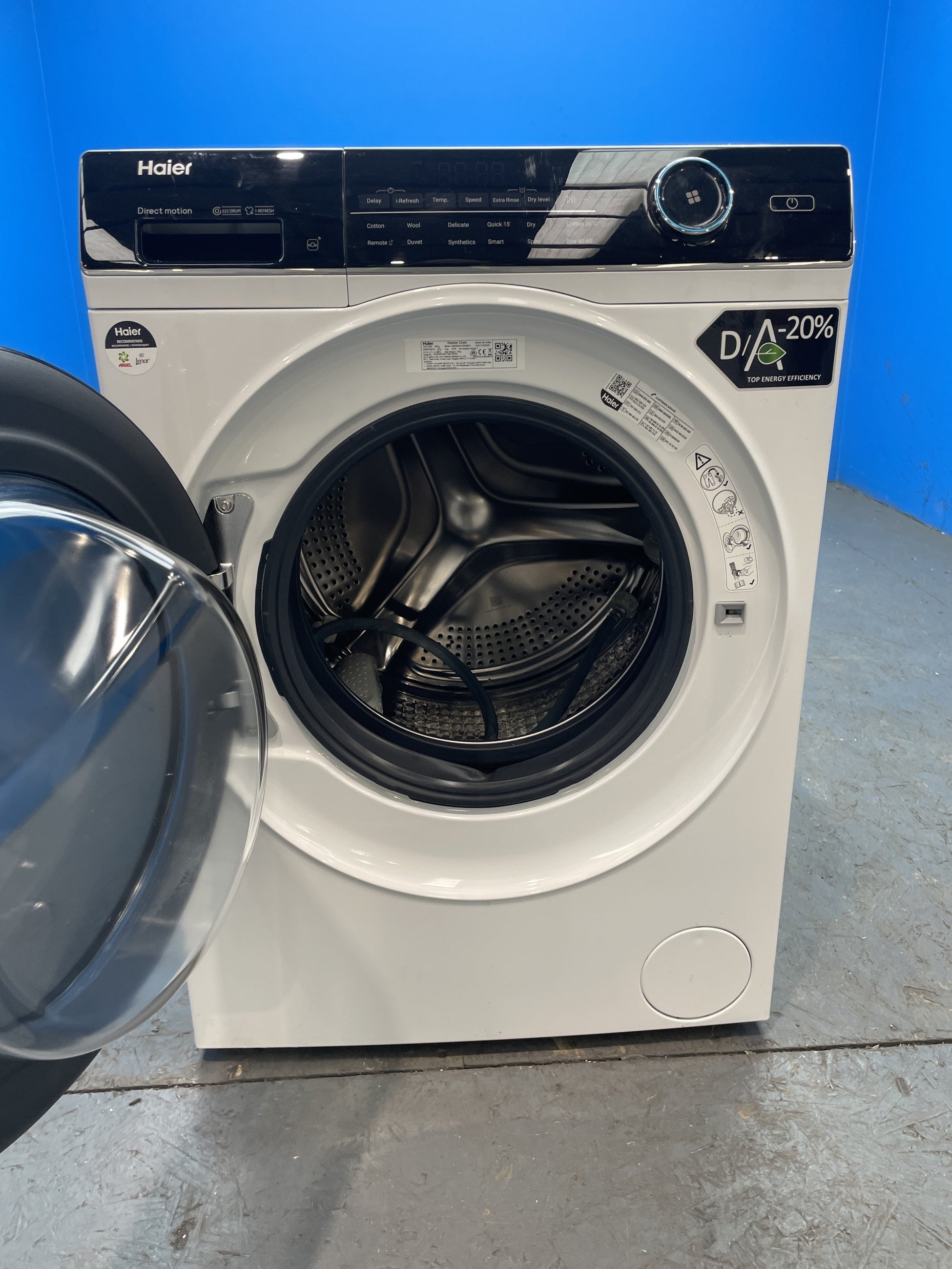 #GRC-156-919 - Haier I-Pro Series 5 HWD80-B14959NU1 8/6 kg 1400rpm Washer Dryer