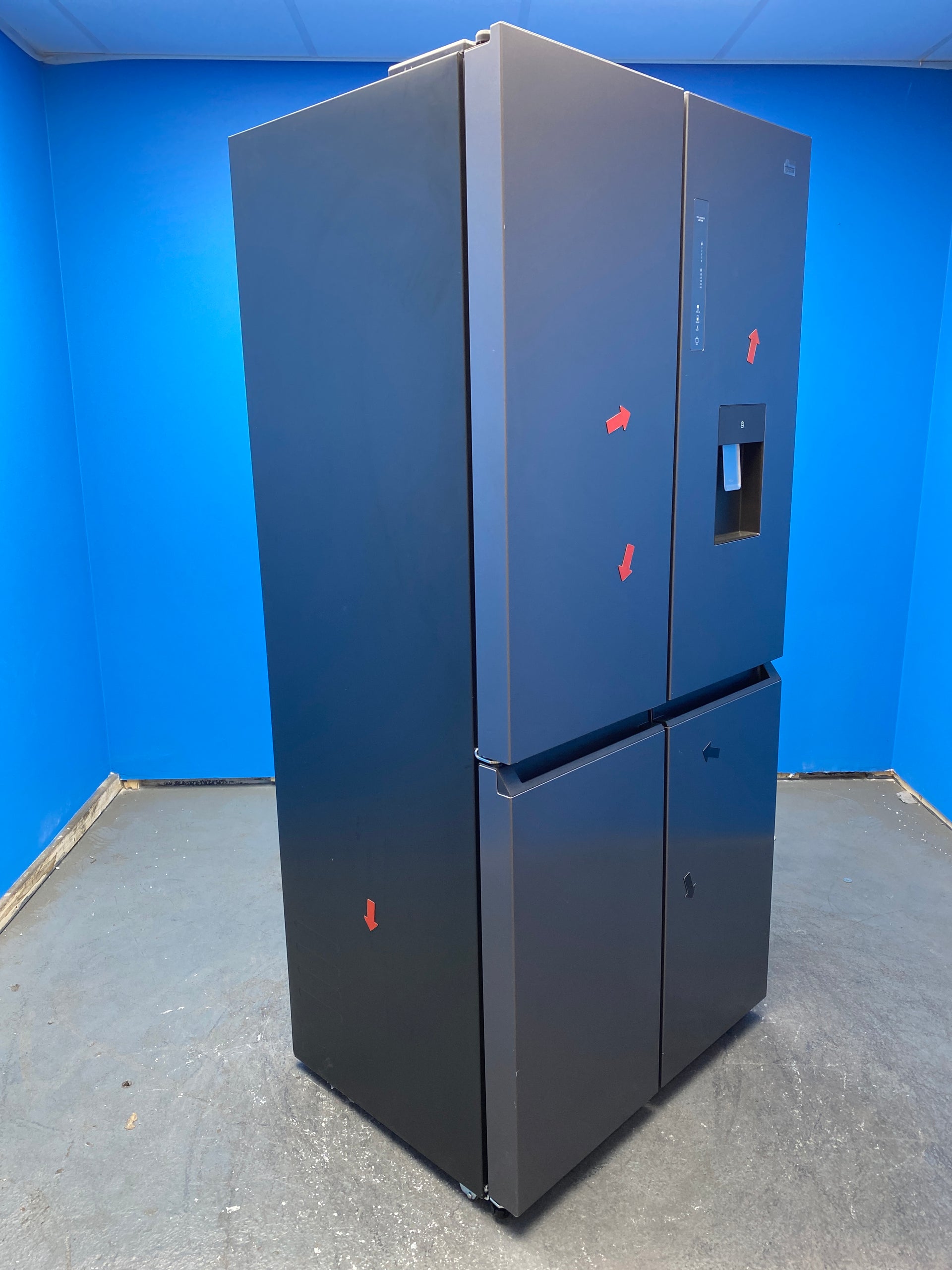 Hoover HHCR3818EWPL 463 Litre American Style Fridge Freezer
