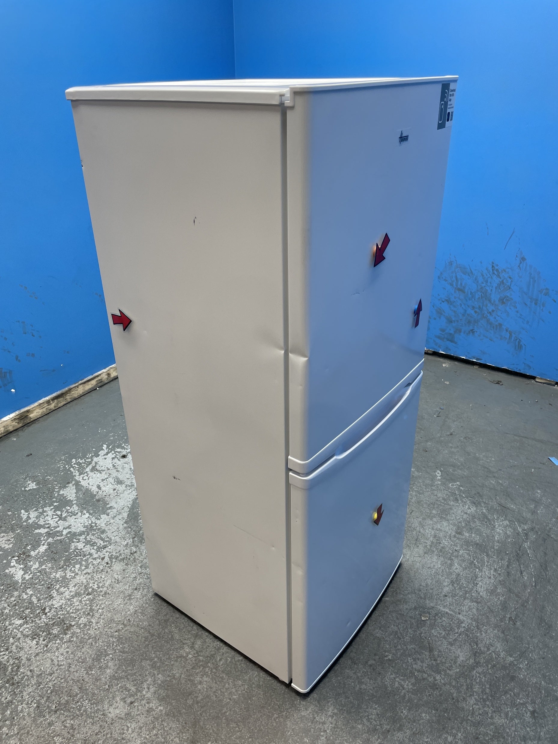 #GRC-156-441 - Hoover HOCH1S513EWK 185 Litre Combi Fridge Freezer