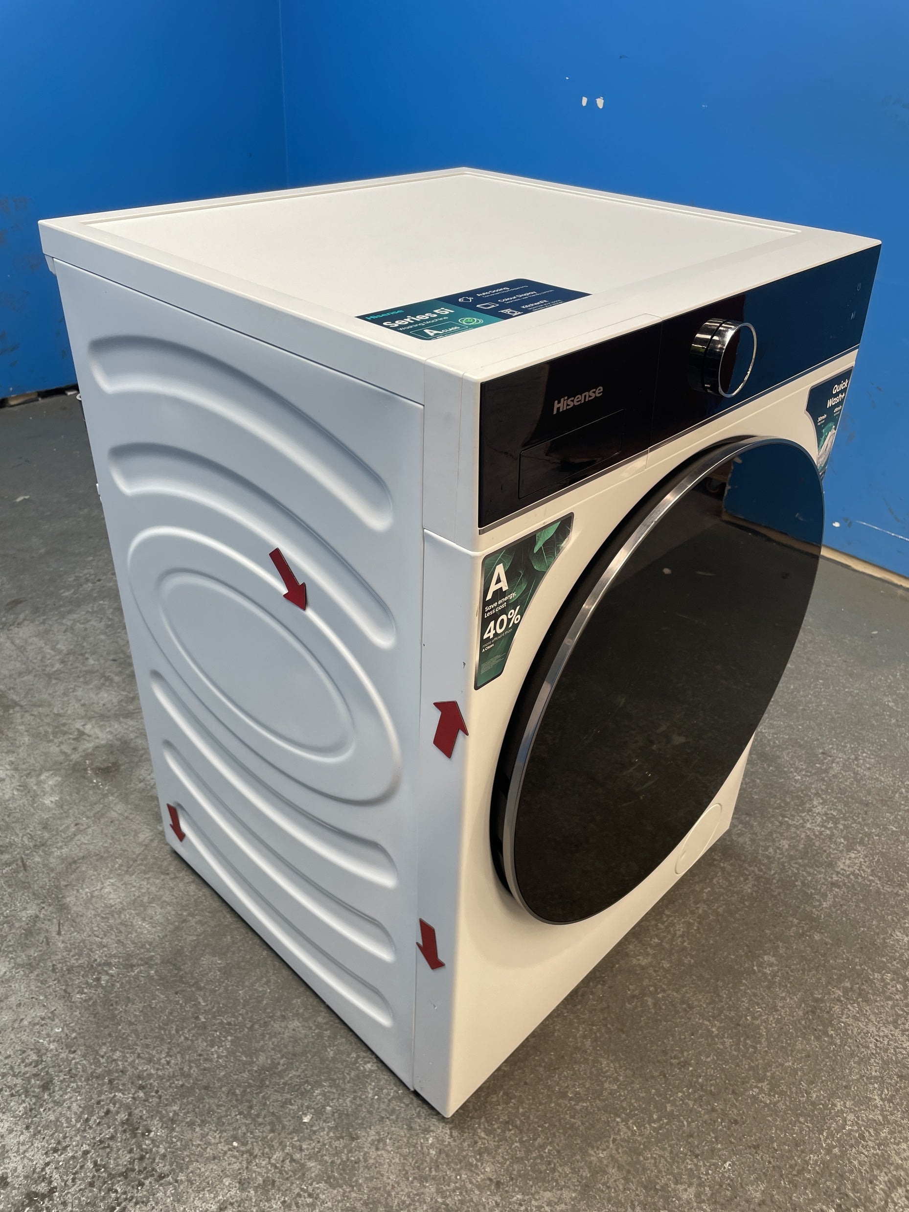 #GRC-145-193 - Hisense 5i Series WF5I1245BWR 12kg 1400rpm Washing Machine