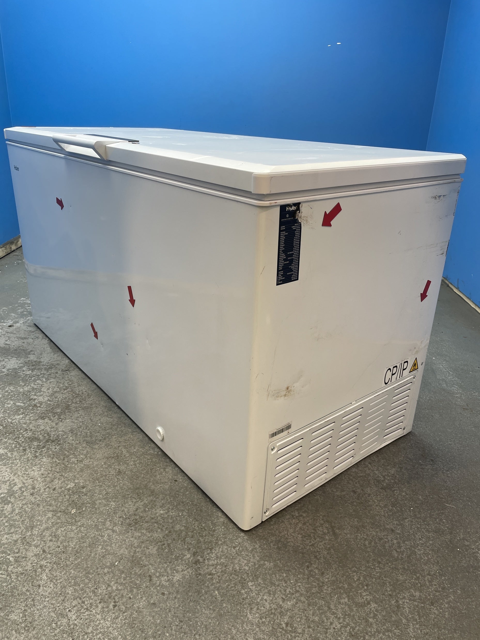 #GRC-158-333 - Haier HCE520EK 508L Series 7 Cold Shield Chest Freezer