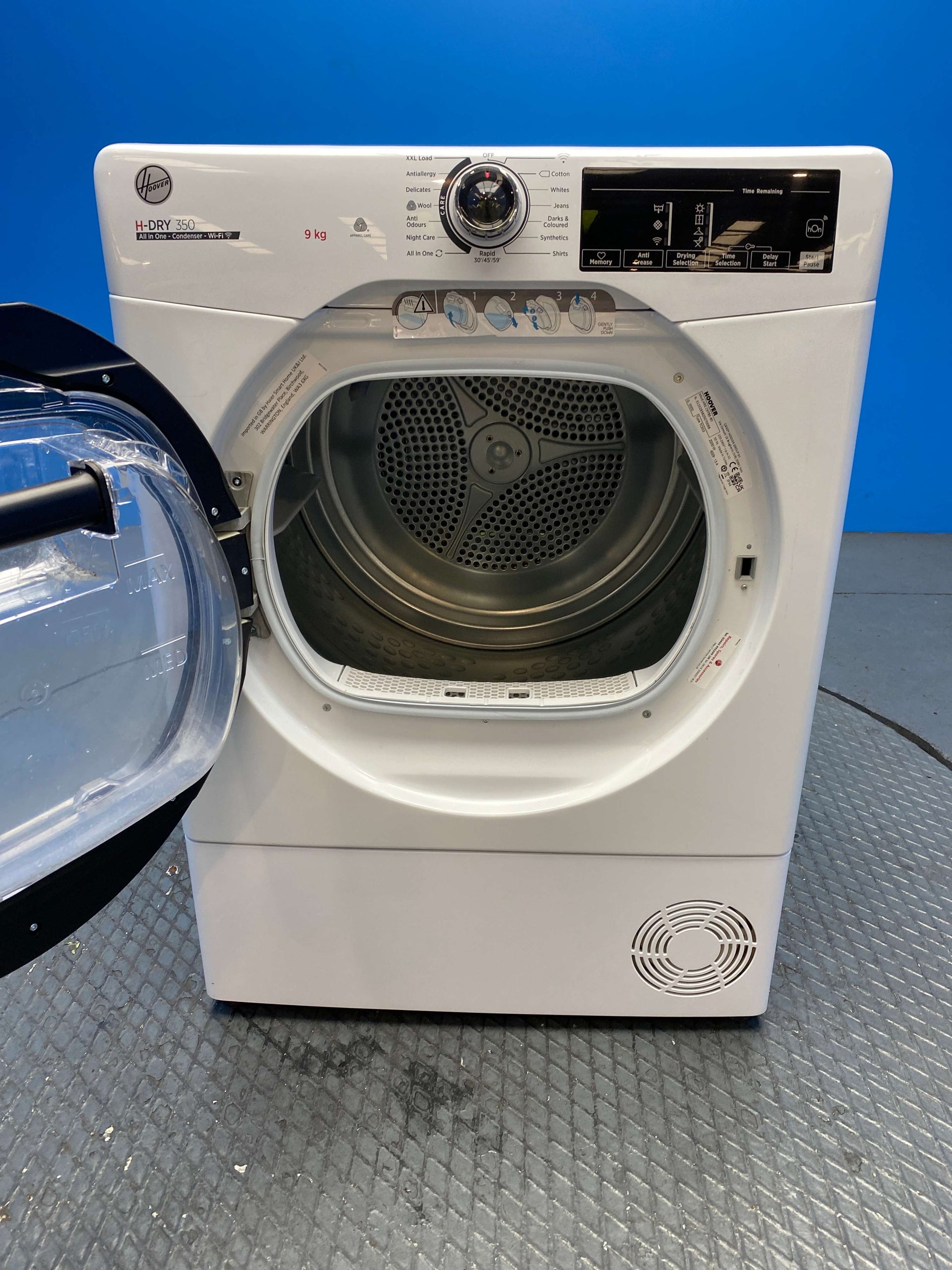 Hoover H-DRY 350 HREC9TBE-80 9kg Condenser Tumble Dryer