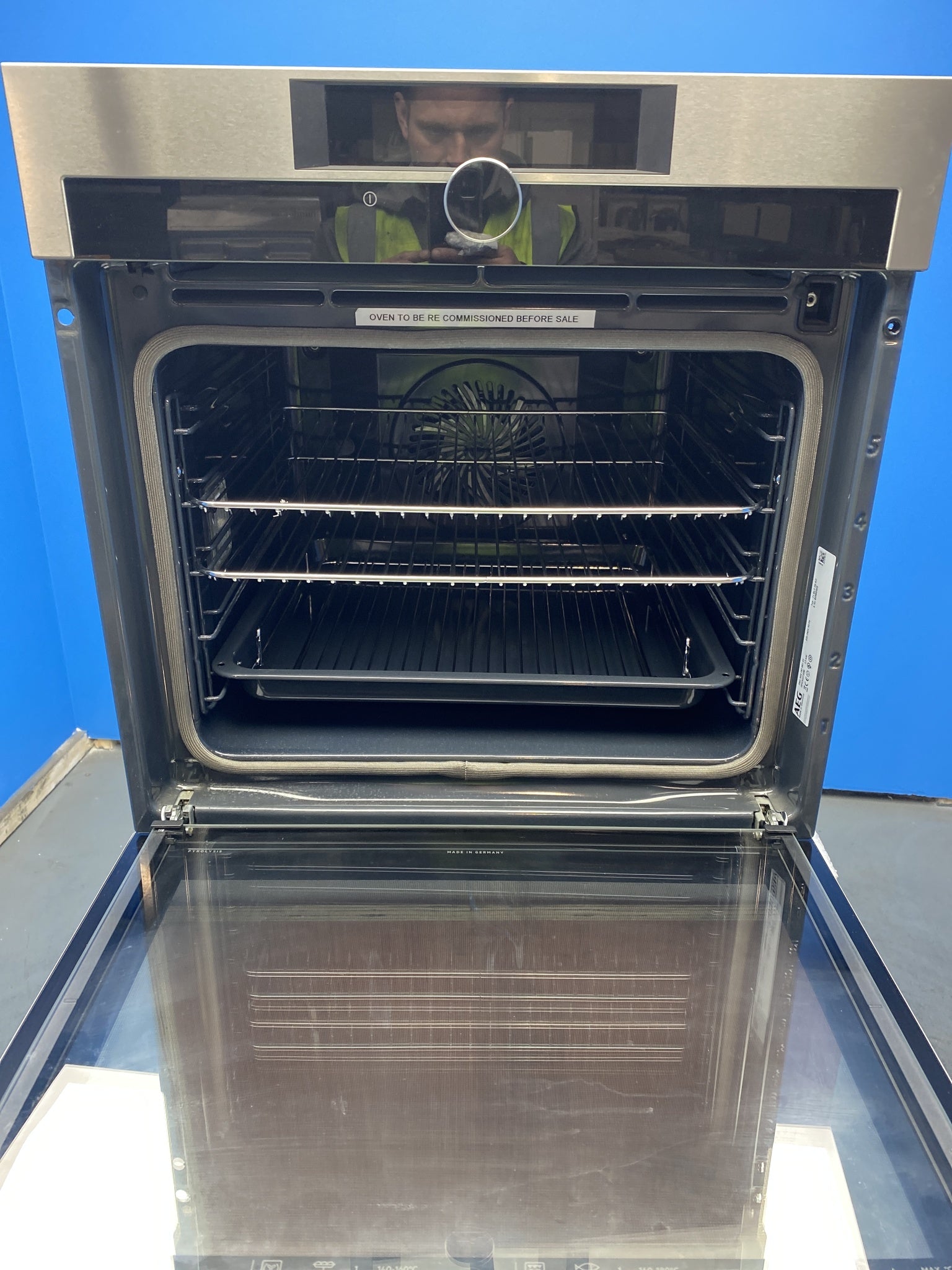 AEG SenseCook BPE842720M 71 L Pyrolytic Built-In Oven