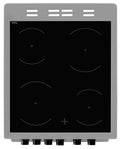 Beko KDC5422AS 50cm Twin Cavity Electric Cooker - Renew 2 U
