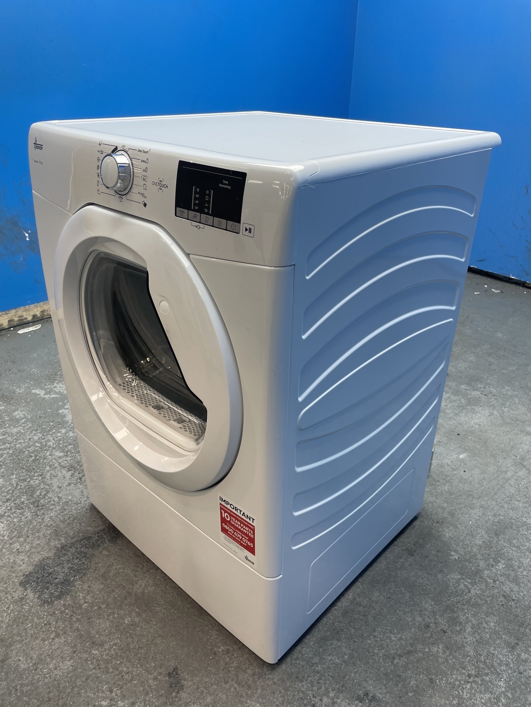 #GRC-158-368 - Hoover HLE V10DG-80 10kg Vented Tumble Dryer