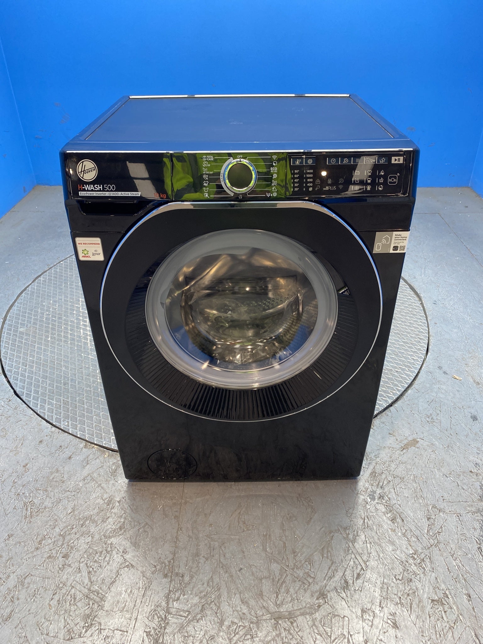 Hoover HW410AMBCB 10kg 1400 Spin Washing Machine