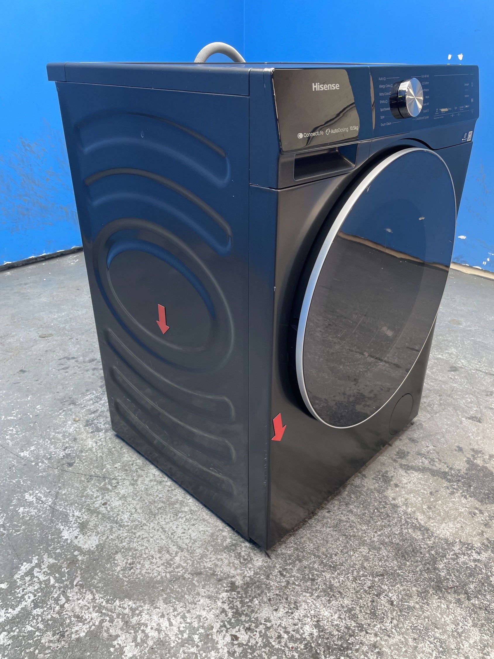 #GRC-150-556 - Hisense WF5S1045BB 10.5kg 1400 Spin Washing Machine