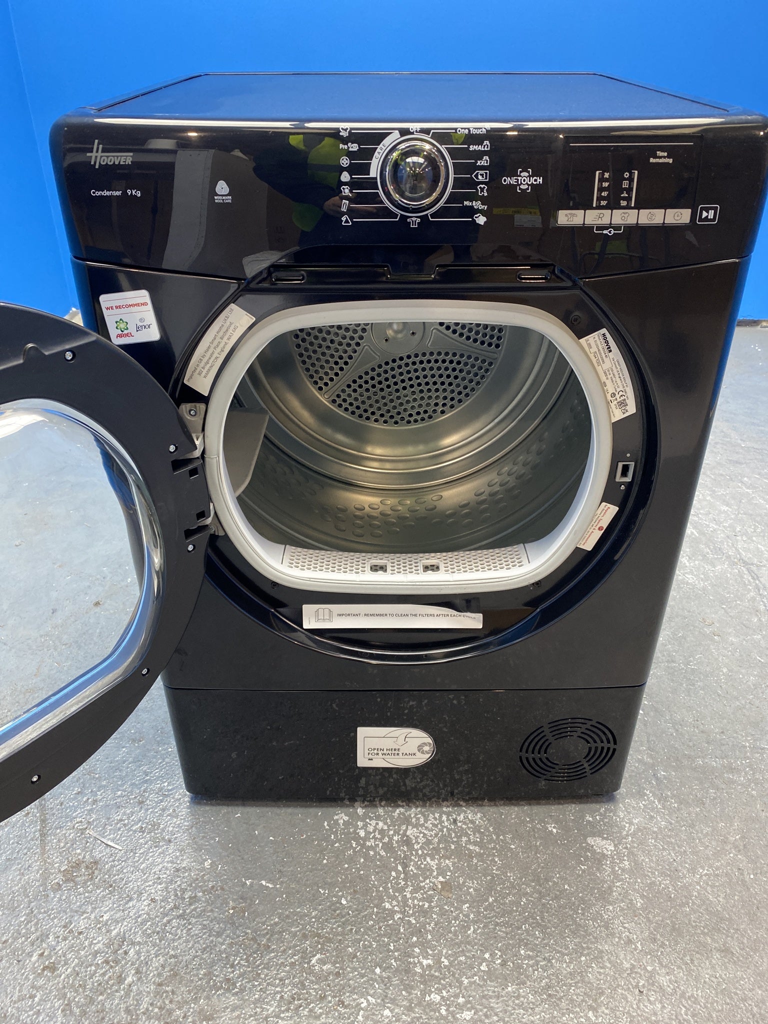 Hoover HLEC9DGB 9kg Condenser Tumble Dryer