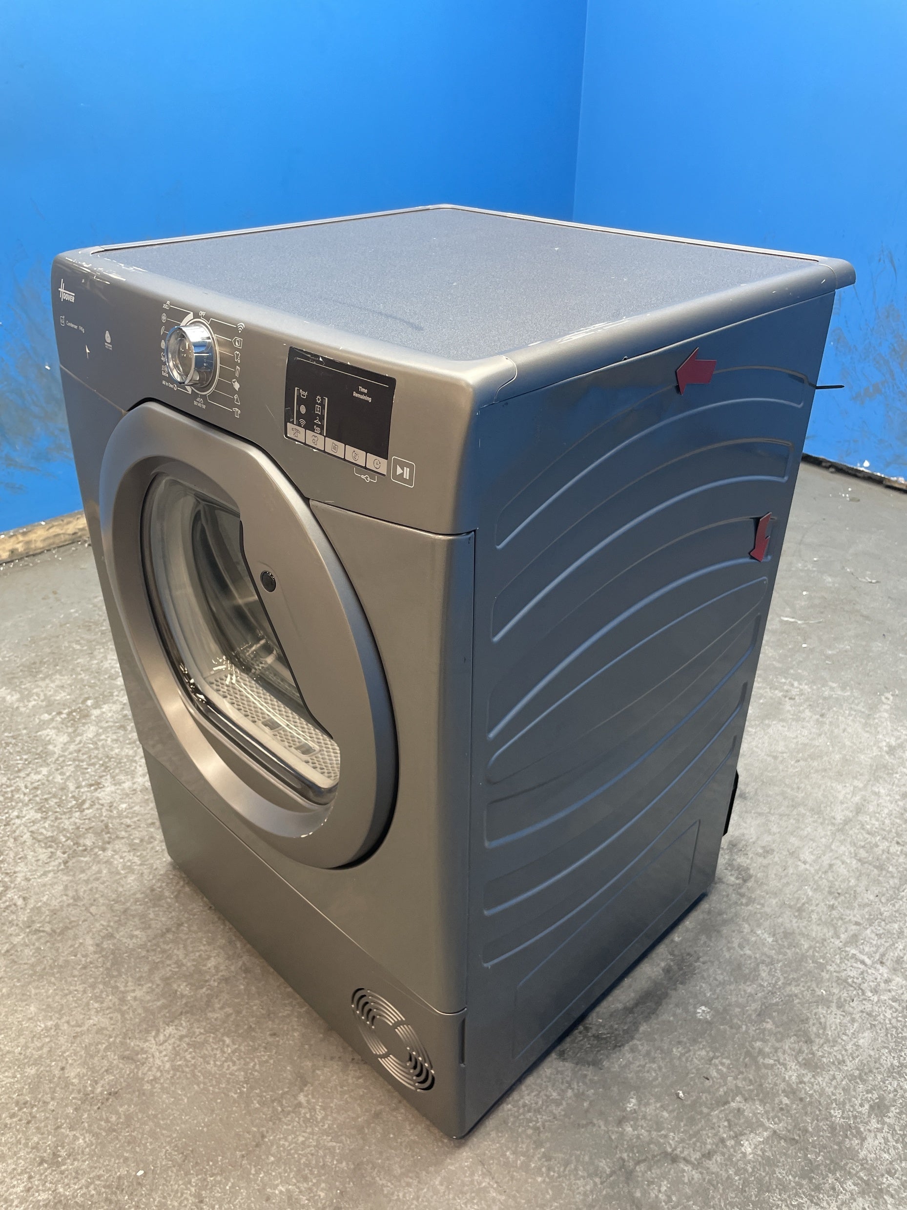#GRC-162-599 - Hoover H-DRY 300 HLE C9DRGR-80 9kg Smart Condenser Tumble Dryer