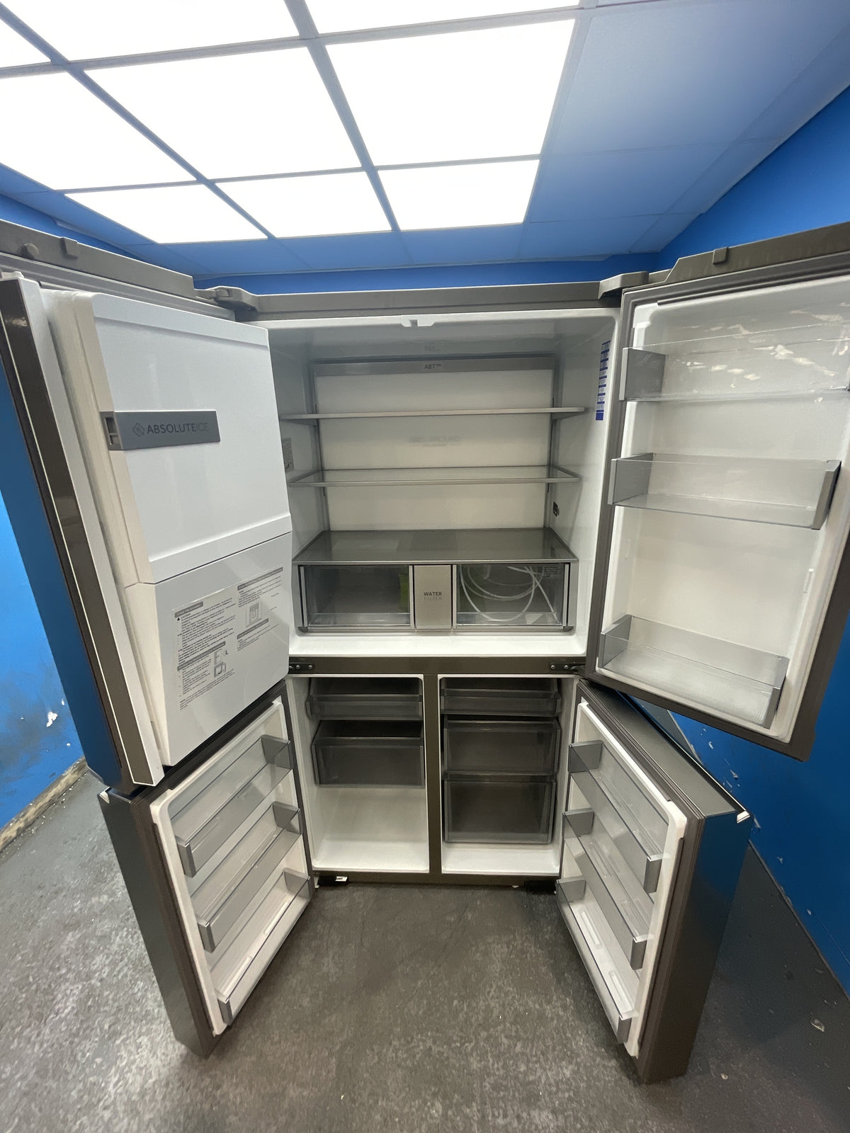 #GRC-160-695 - Haier HCR7918EIMP American Style Series 7 601 Litre Fridge Freezer