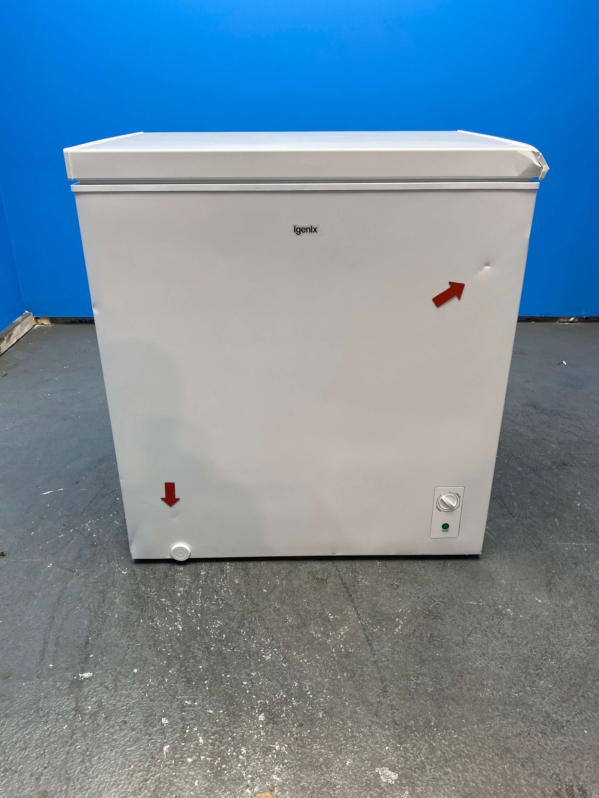 Igenix IGCF0198W 198 Litre Freestanding Chest Freezer