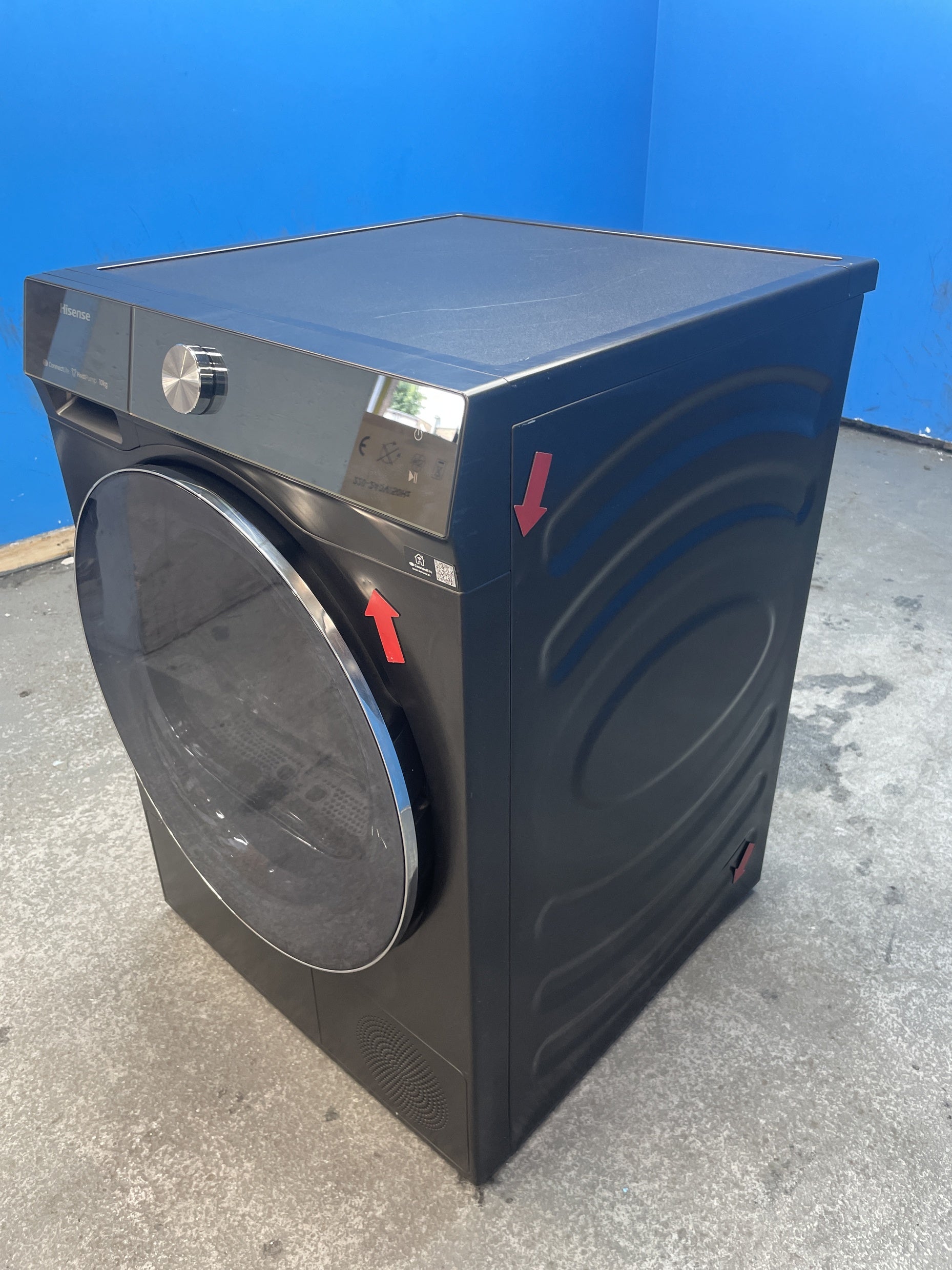#GRC-137-370 - Hisense DH7S107BB 7S Series 10kg Heat Pump Tumble Dryer