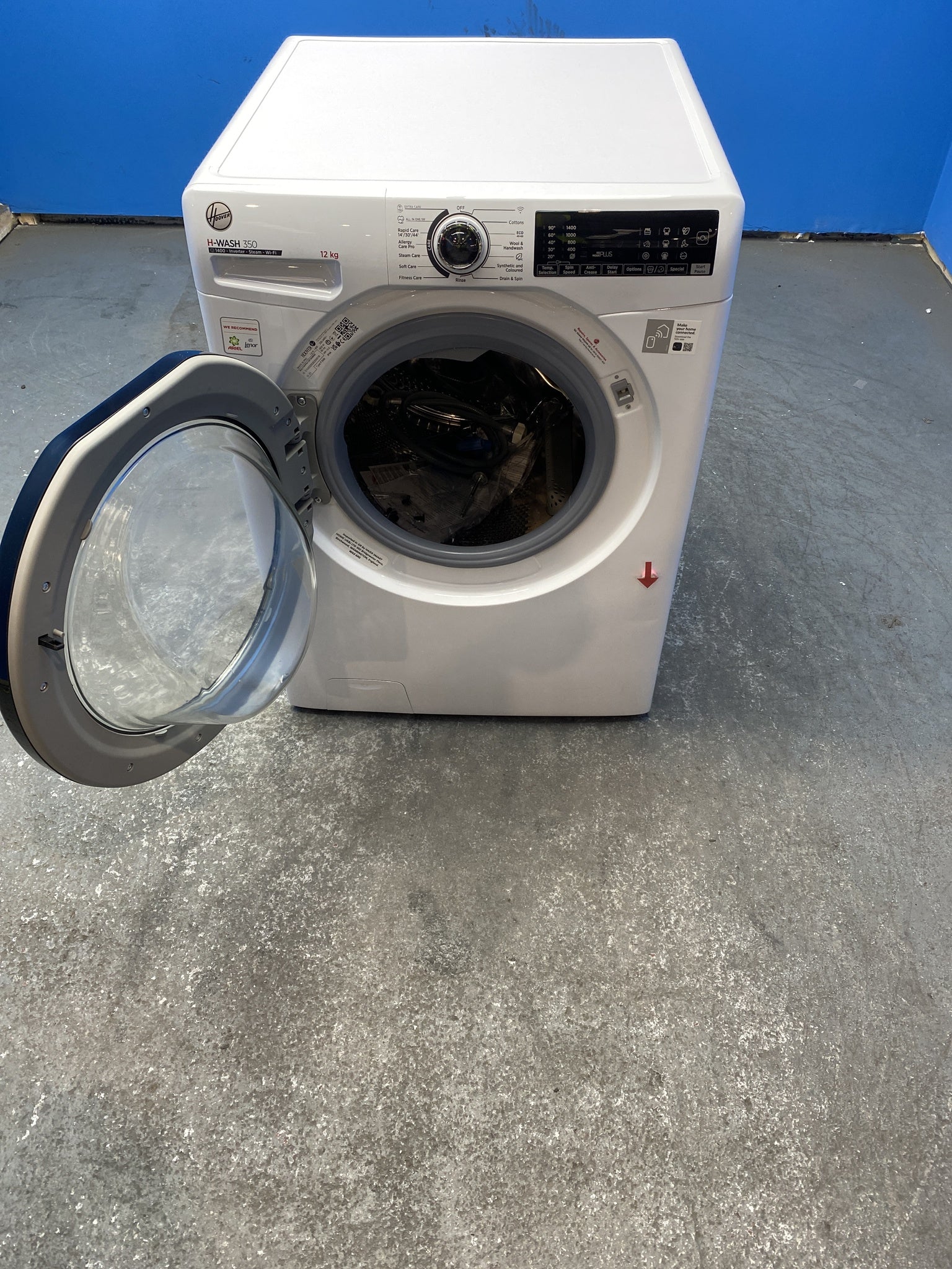 Hoover H3WPS4126TAMB580 12kg 1400 Spin Washing Machine