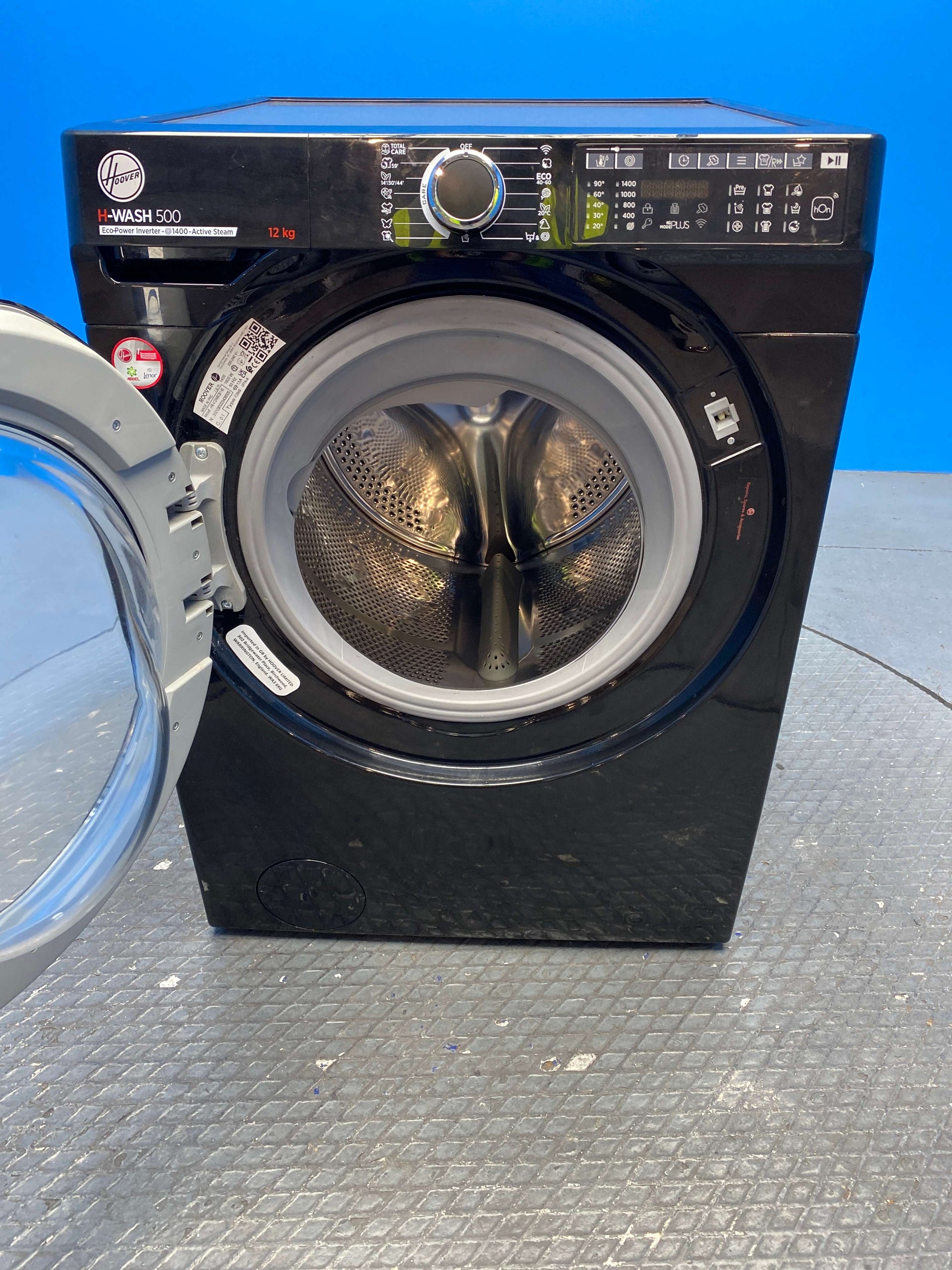 Hoover HW412AMBCB 12kg 1400 Spin Washing Machine