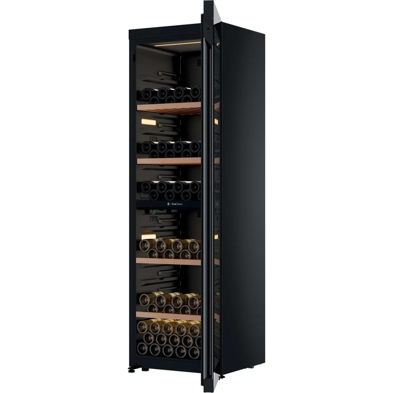 Haier HWS201 GDFH1K 201 Bottle Dual Zone Wine Cooler – Renew 2 U