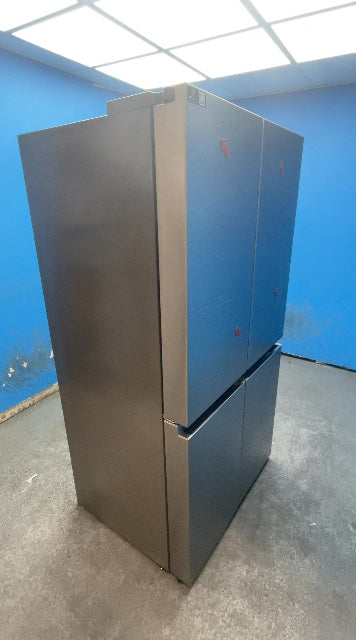 #GRC-163-586 - Hisense American Style Fridge Freezer – 609L, Stainless Steel, Total No Frost