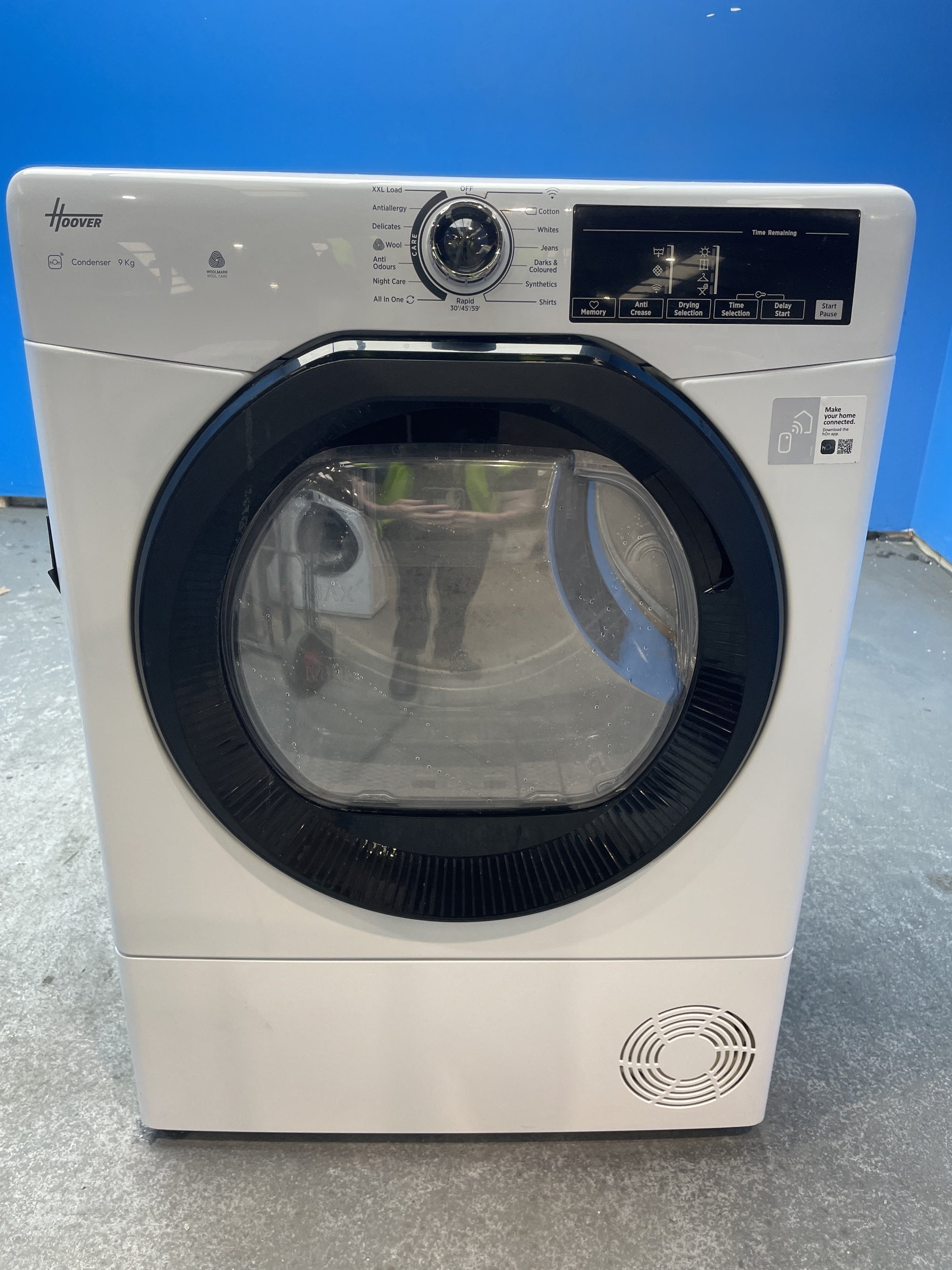 #GRC-158-341 - Hoover H-DRY 350 HREC9TBE-80 9kg Condenser Tumble Dryer