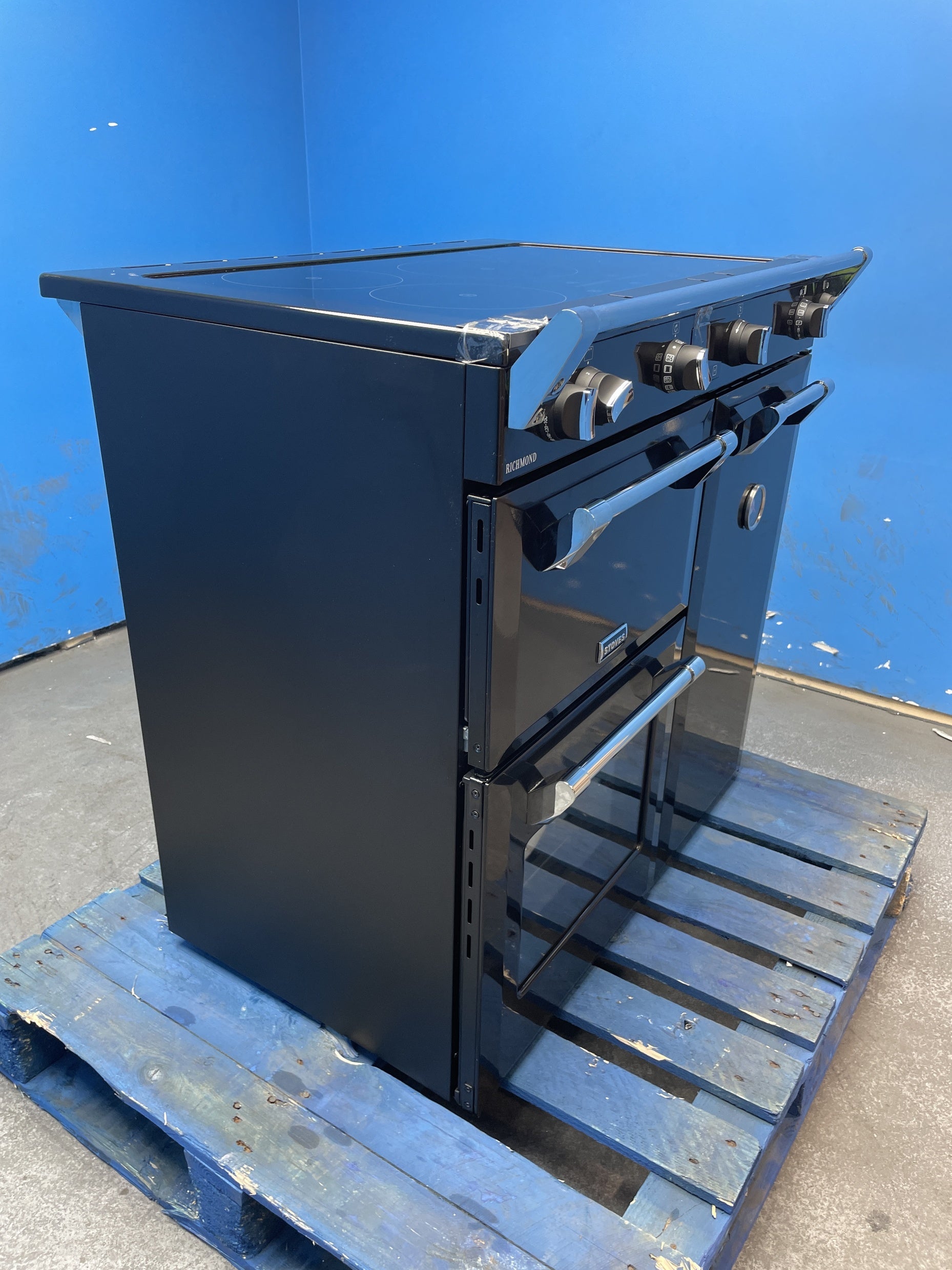 #GRC-163-741 - Stoves Richmond 90cm Induction Range Cooker – 174L Capacity, AirFry, Black