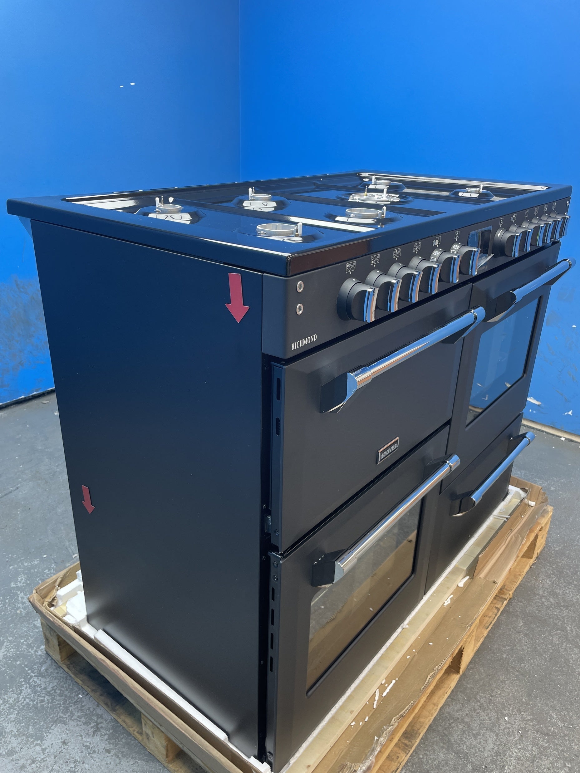 #GRC-159-430 - Stoves Richmond 110cm Dual Fuel Range Cooker Quad Oven