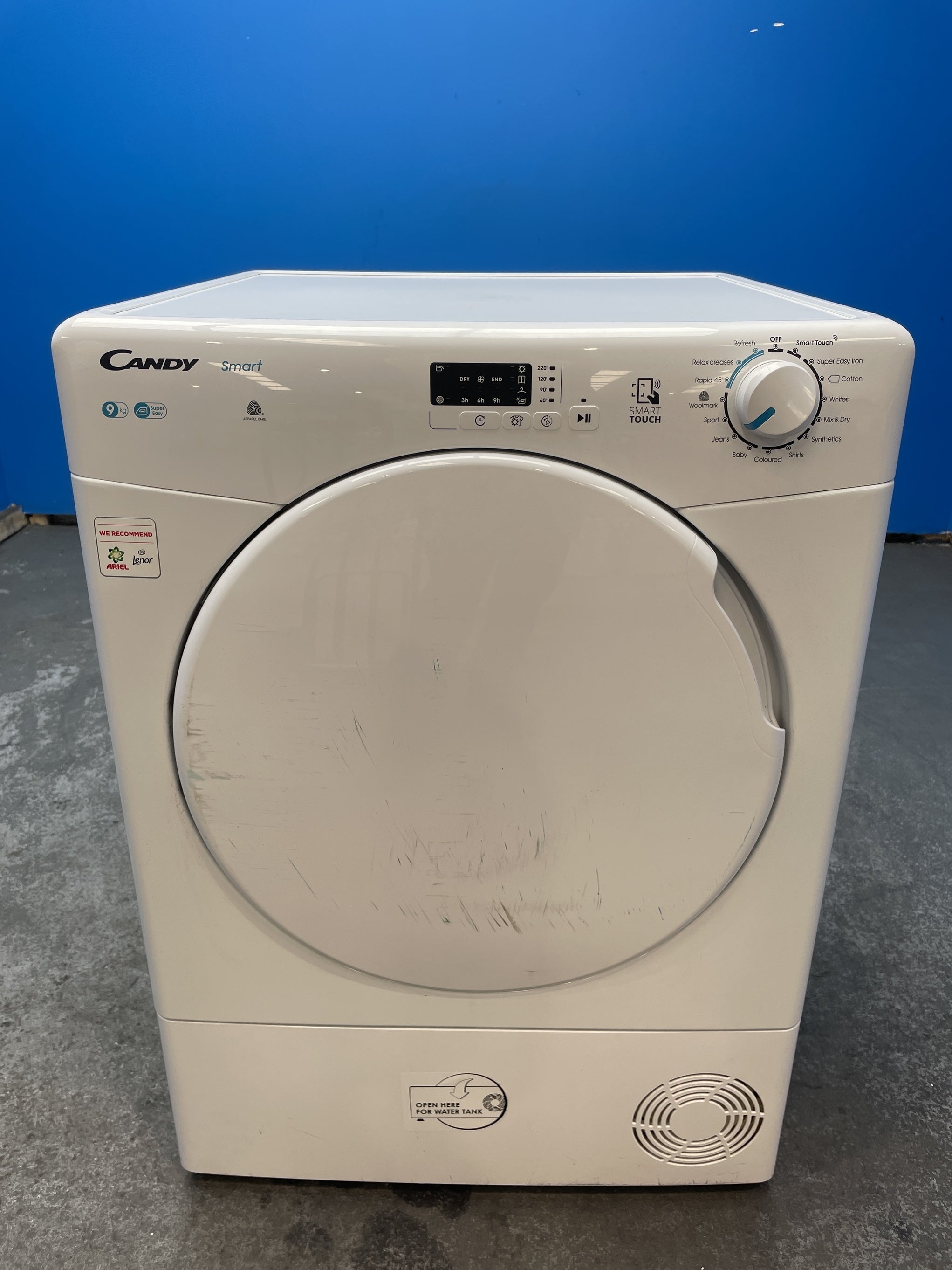 #GRC-163-485 - Candy CSEC9LF-80 9kg Vented Tumble Dryer