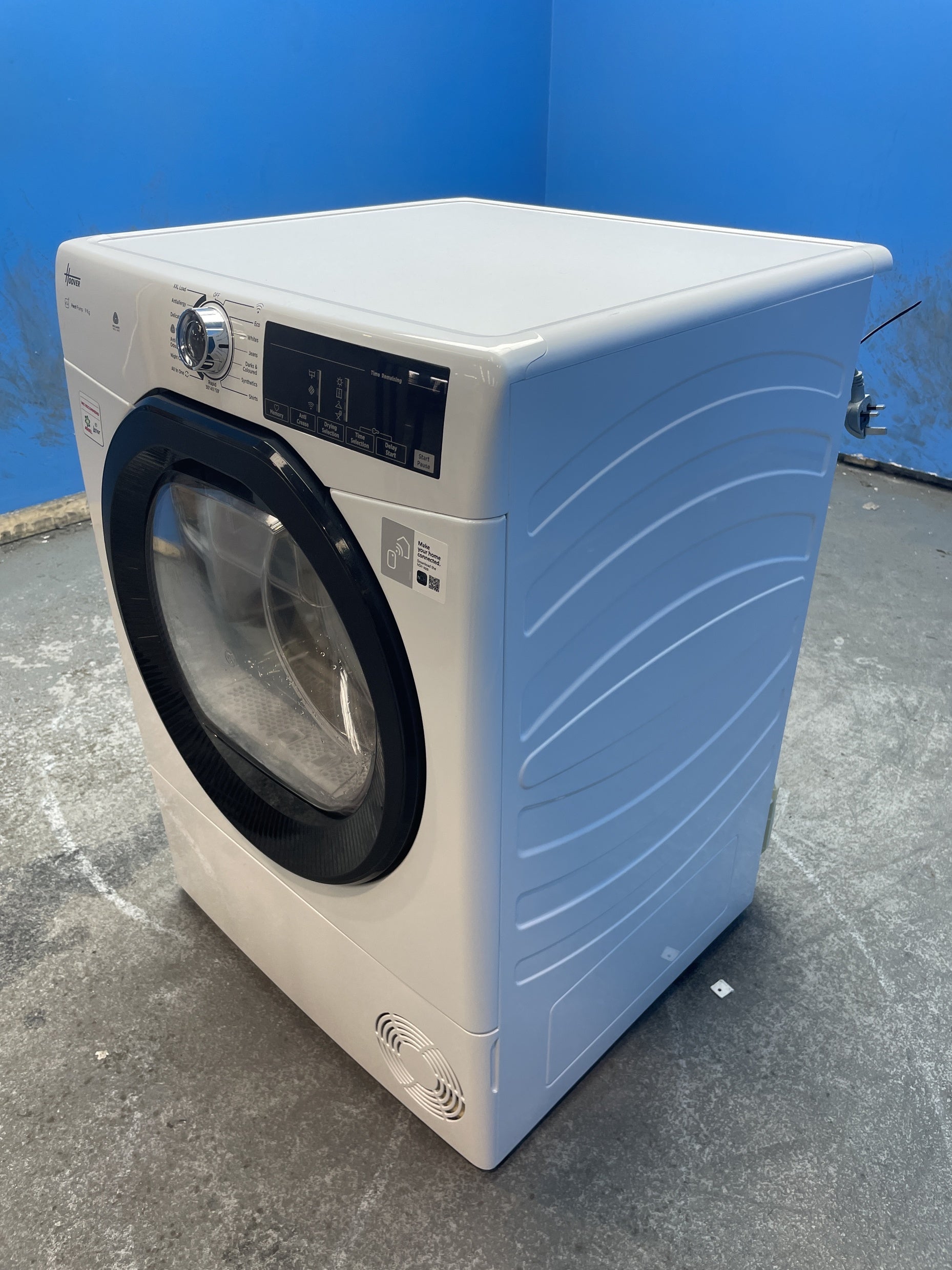 #GRC-159-519 - Hoover H-DRY 350 HRE H9N2TBE-80 9kg Heat Pump Tumble Dryer