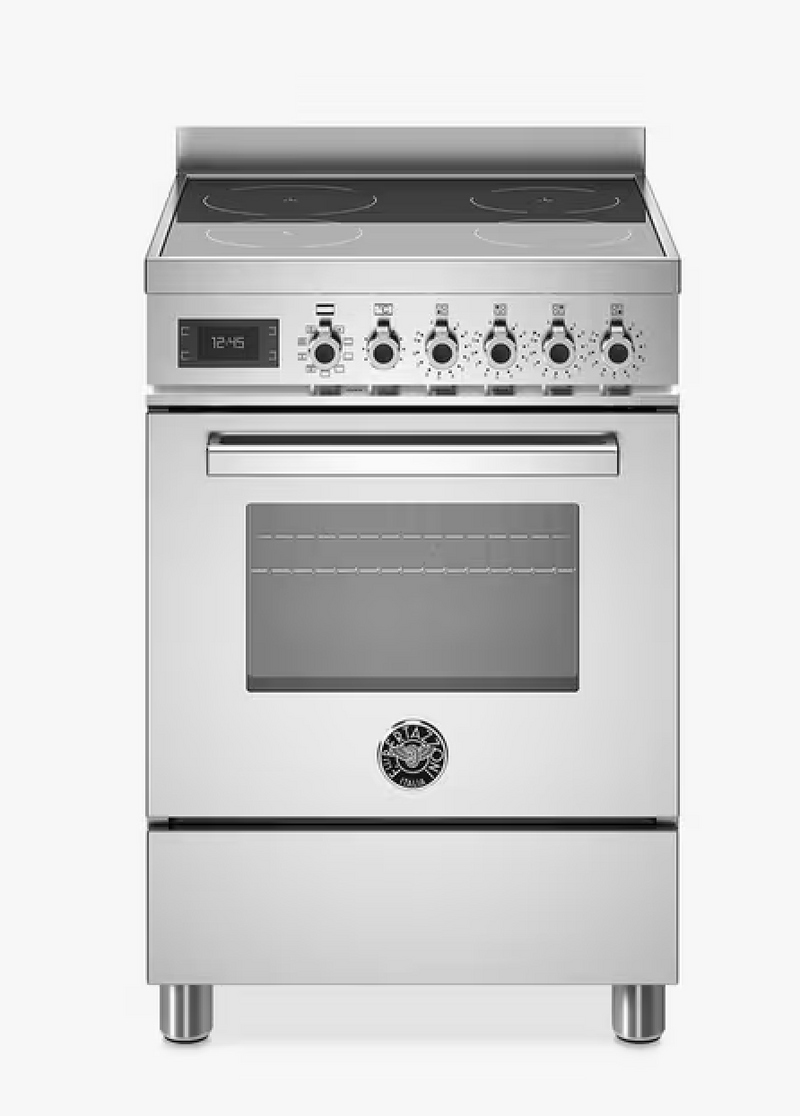 Bertazzoni 60cm Induction Range Cooker – Stainless Steel