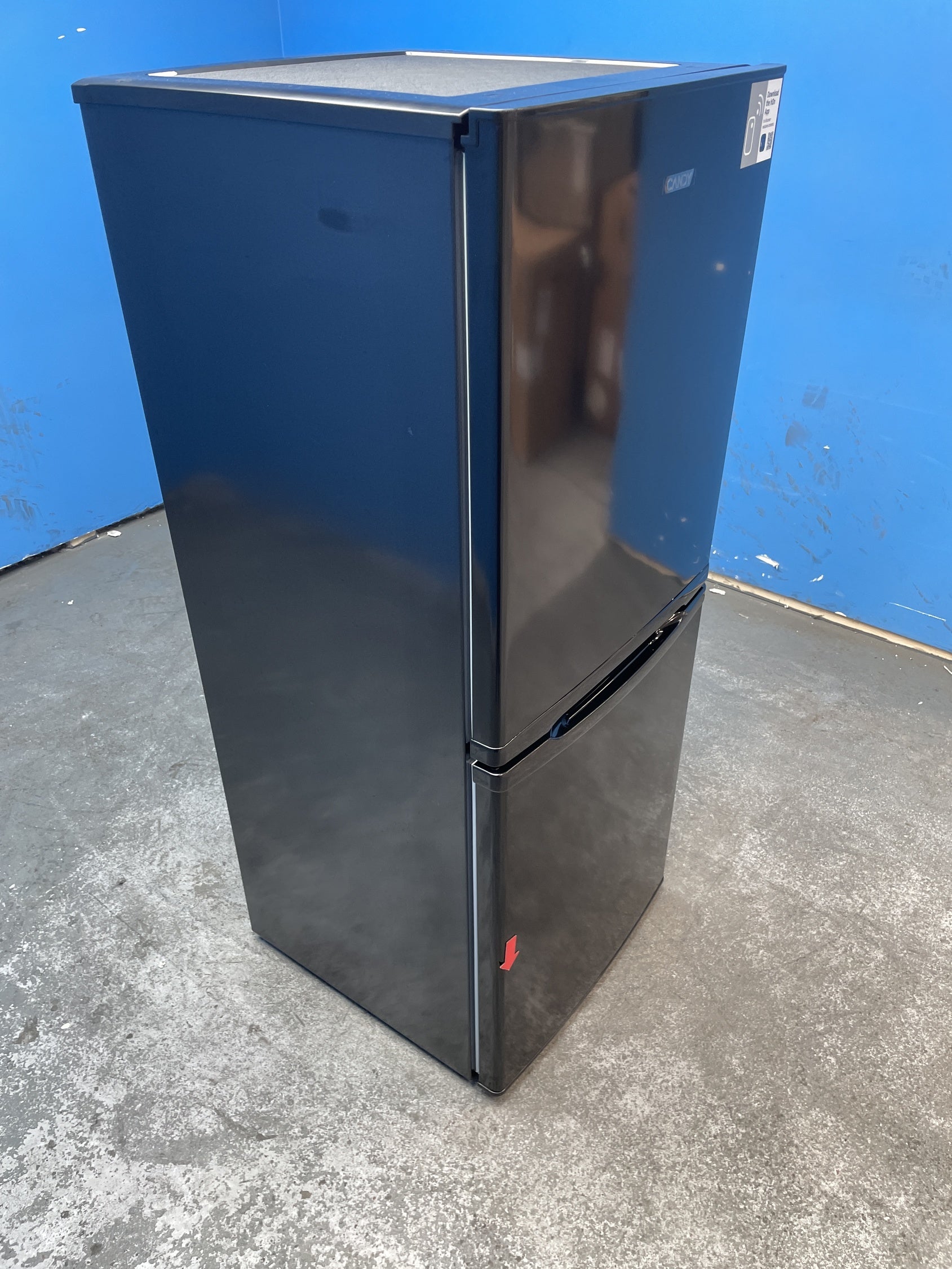 #GRC-155-578 - Candy CCH1S513EBK 185 Litre Combi Fridge Freezer