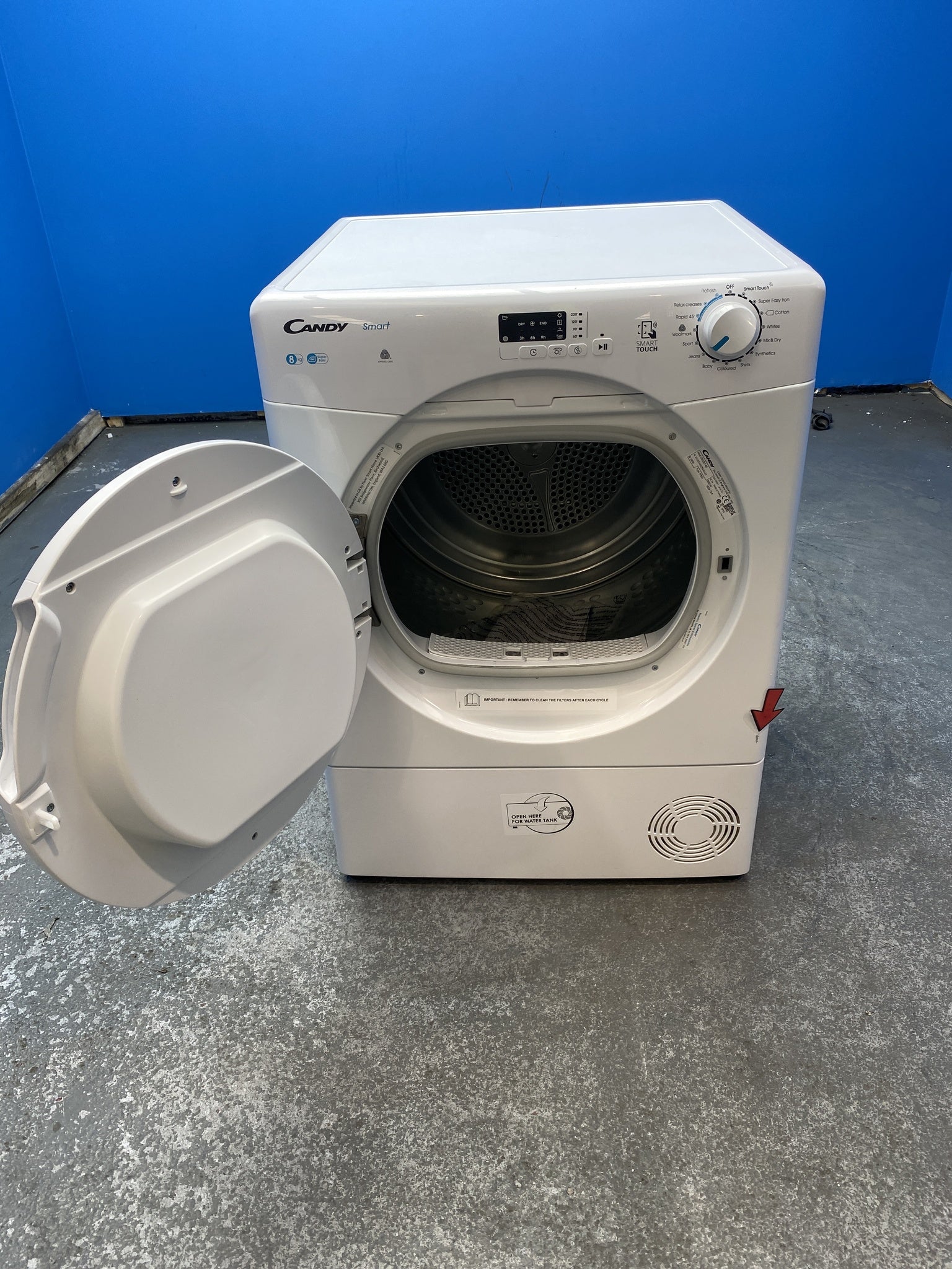 #GRC-156-038 - Candy CSEC8LF 8kg Condenser Tumble Dryer