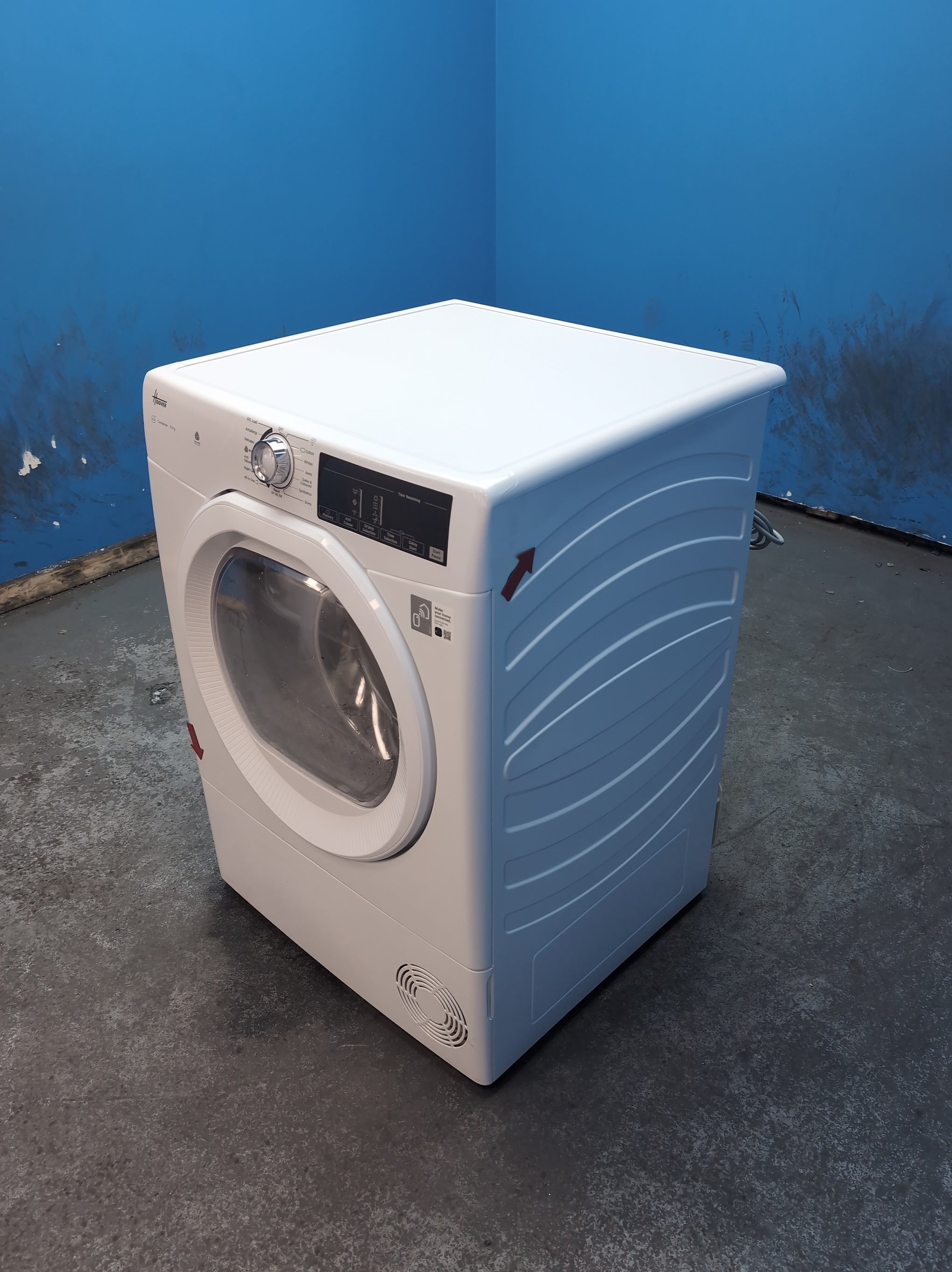 #GRC-164-392 - Hoover 10kg Condenser Tumble Dryer – Sensor Drying, White, B Energy Rating