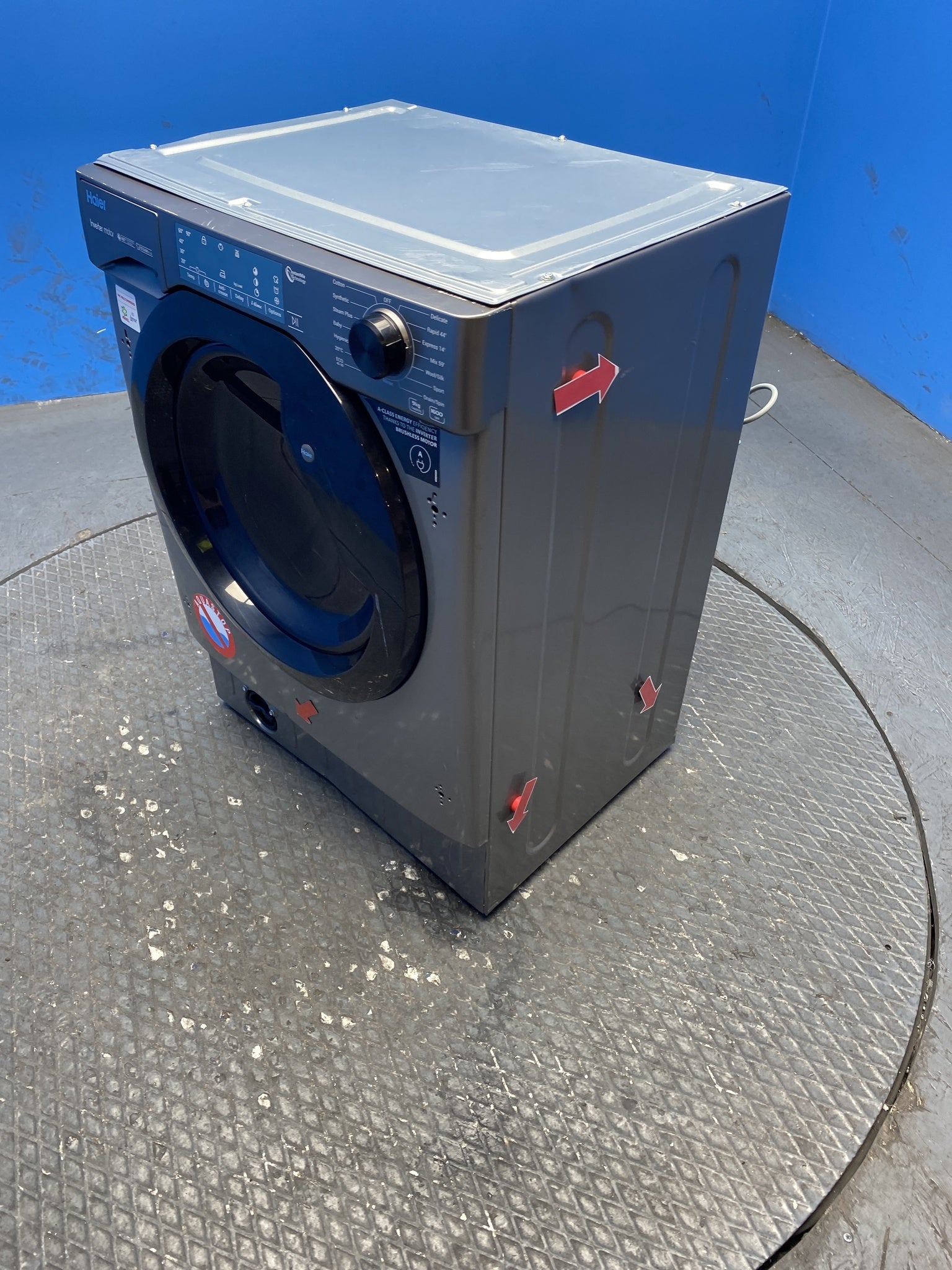 Haier HWQ90B416FWBR Series 4 Integrated 9kg 1600 Spin Washing Machine