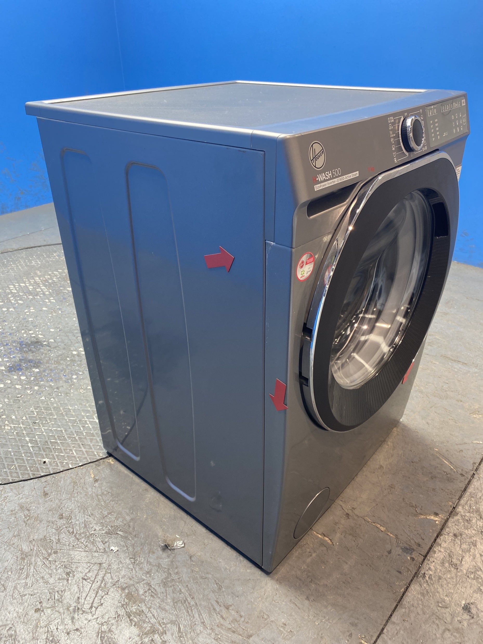 #GRC-157-044 - Hoover HWB411AMBCR/1-80 11kg 1400 Spin Washing Machine