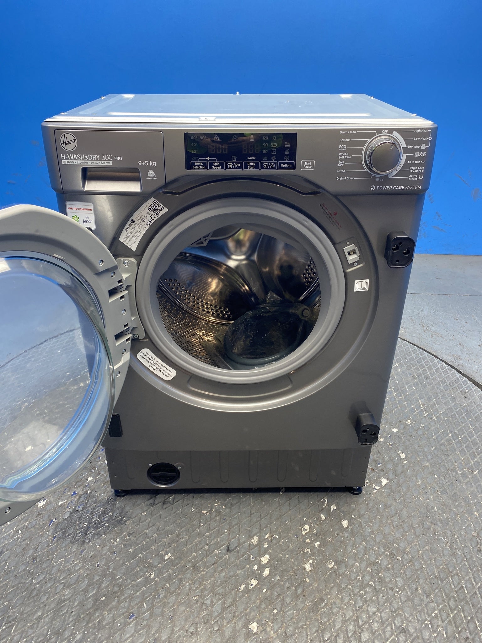 Hoover HBDOS695TAMCRE80 Integrated 9/5kg 1600 Spin Washer Dryer