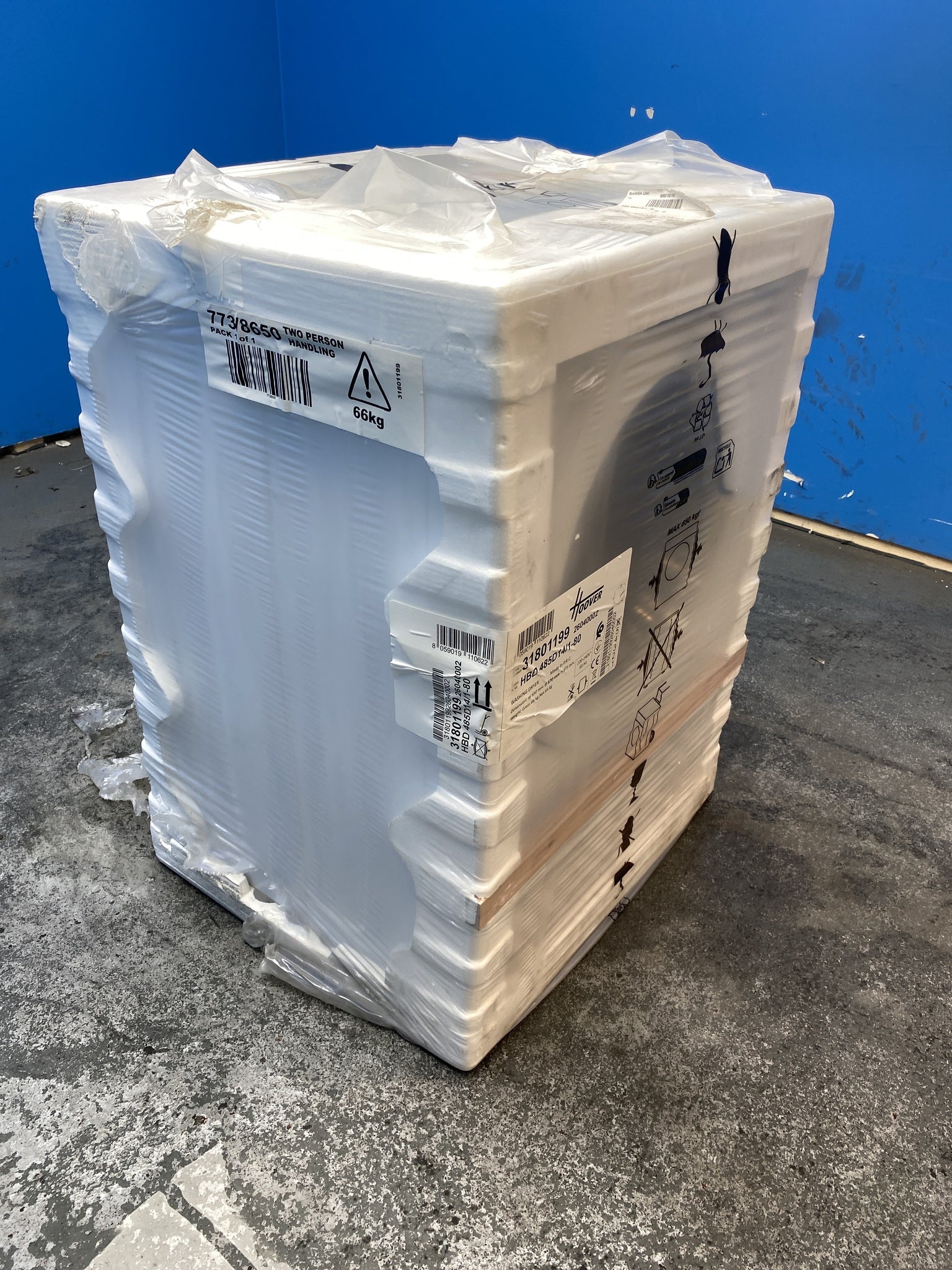 #GRC-156-418 - Hoover HBD 485D14 H-WASH 300 Integrated 8/5kg 1400rpm Washer Dryer